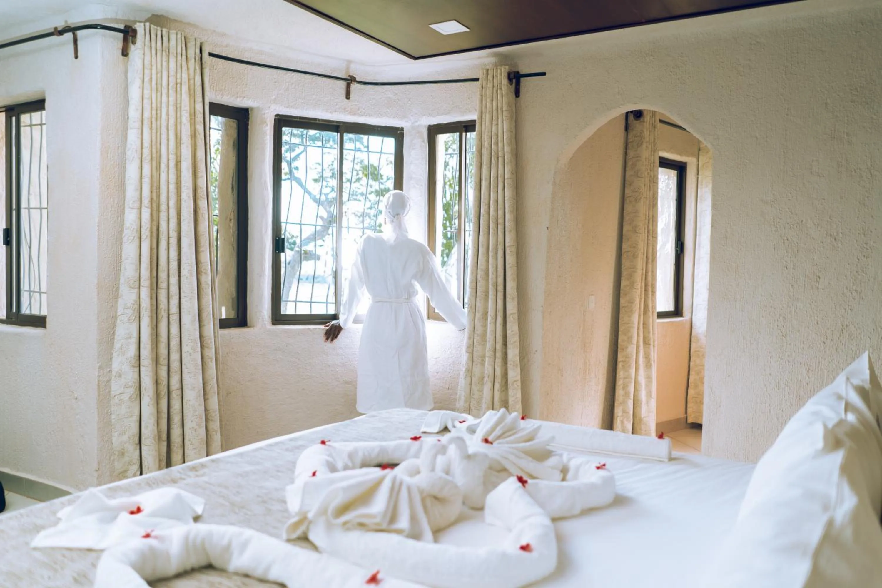 Bedroom in Caribbea Bay Resort