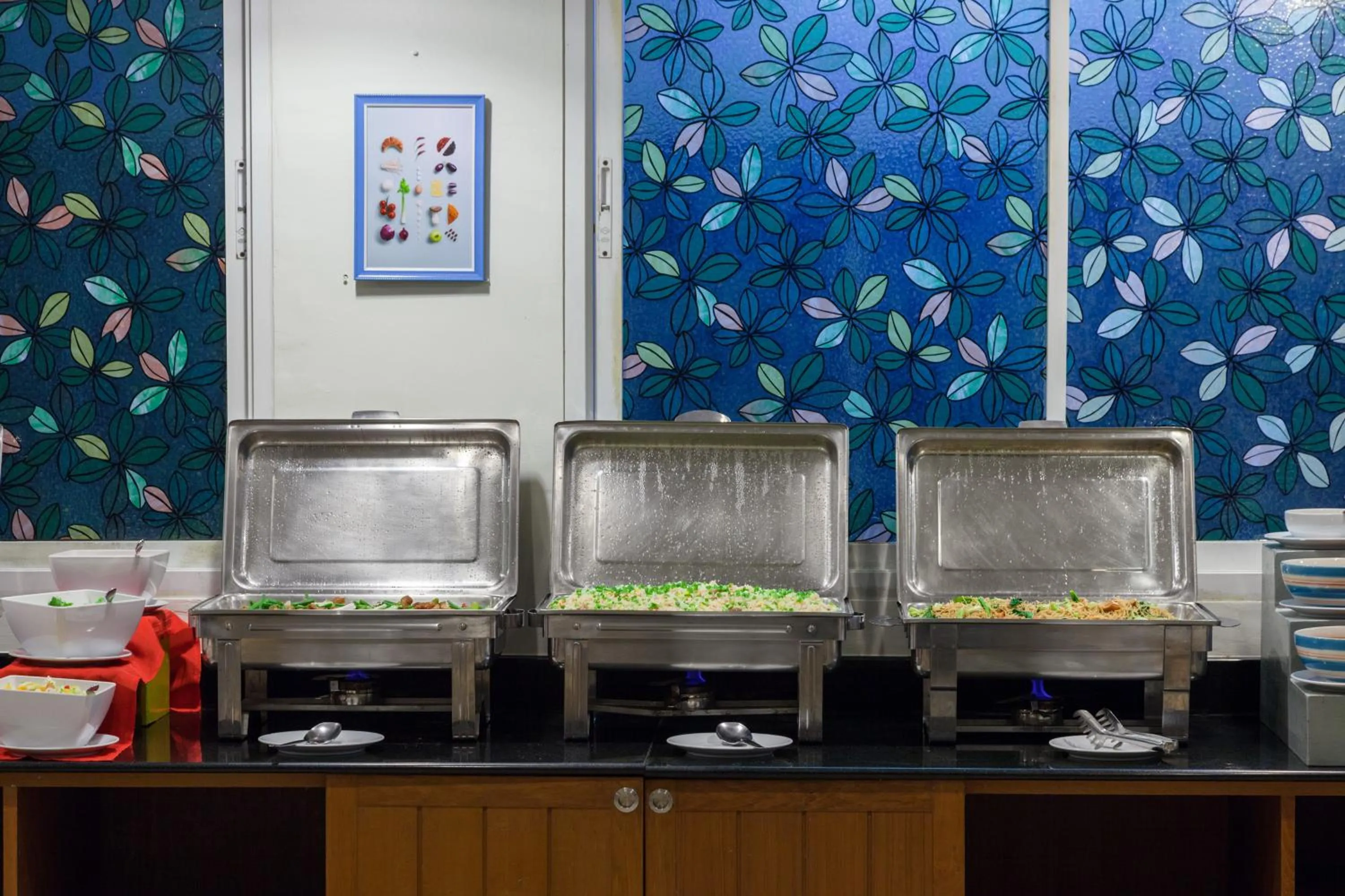 Continental breakfast in Baumancasa Beach Resort