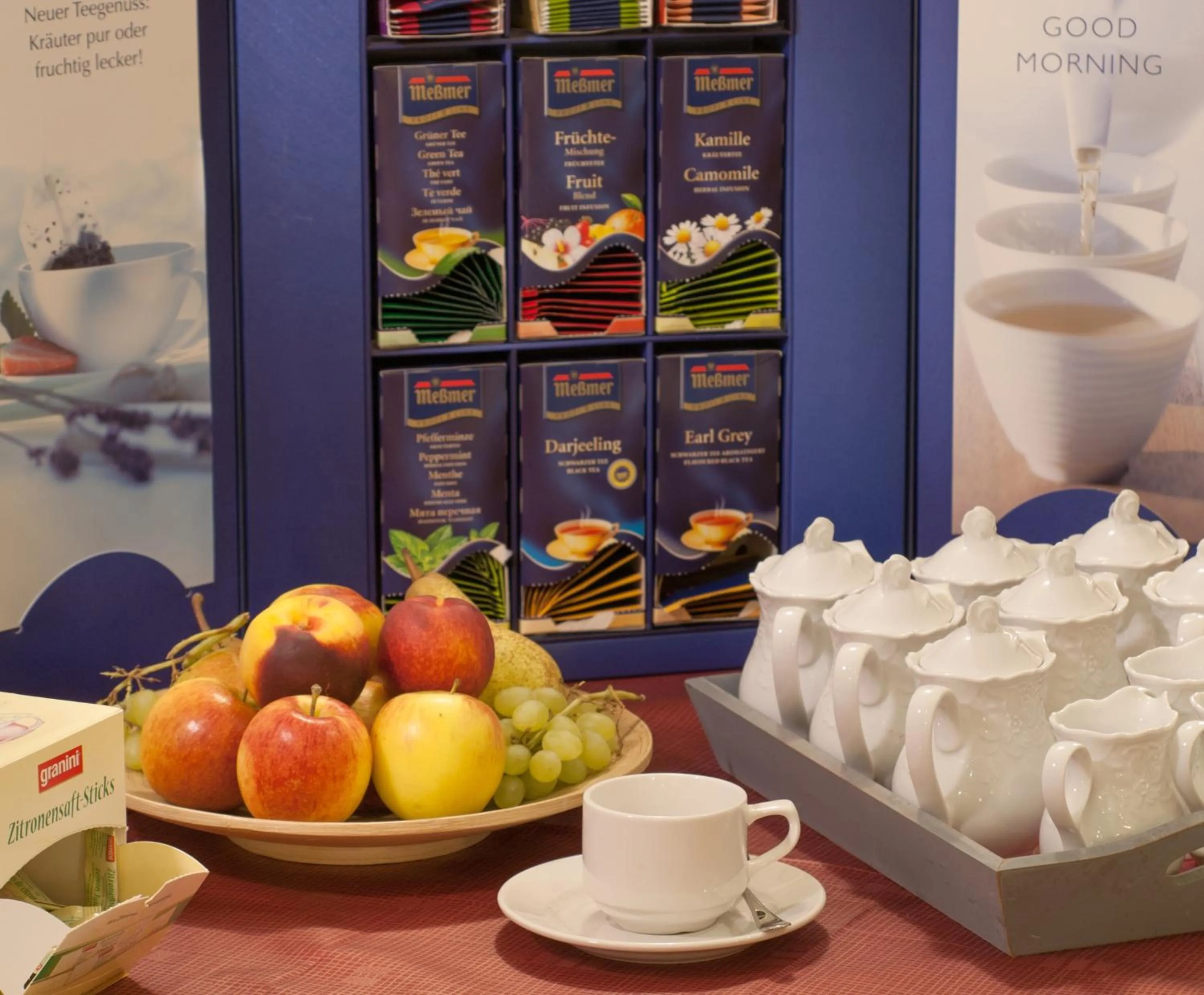 Buffet breakfast in Trip Inn Hotel Schumann