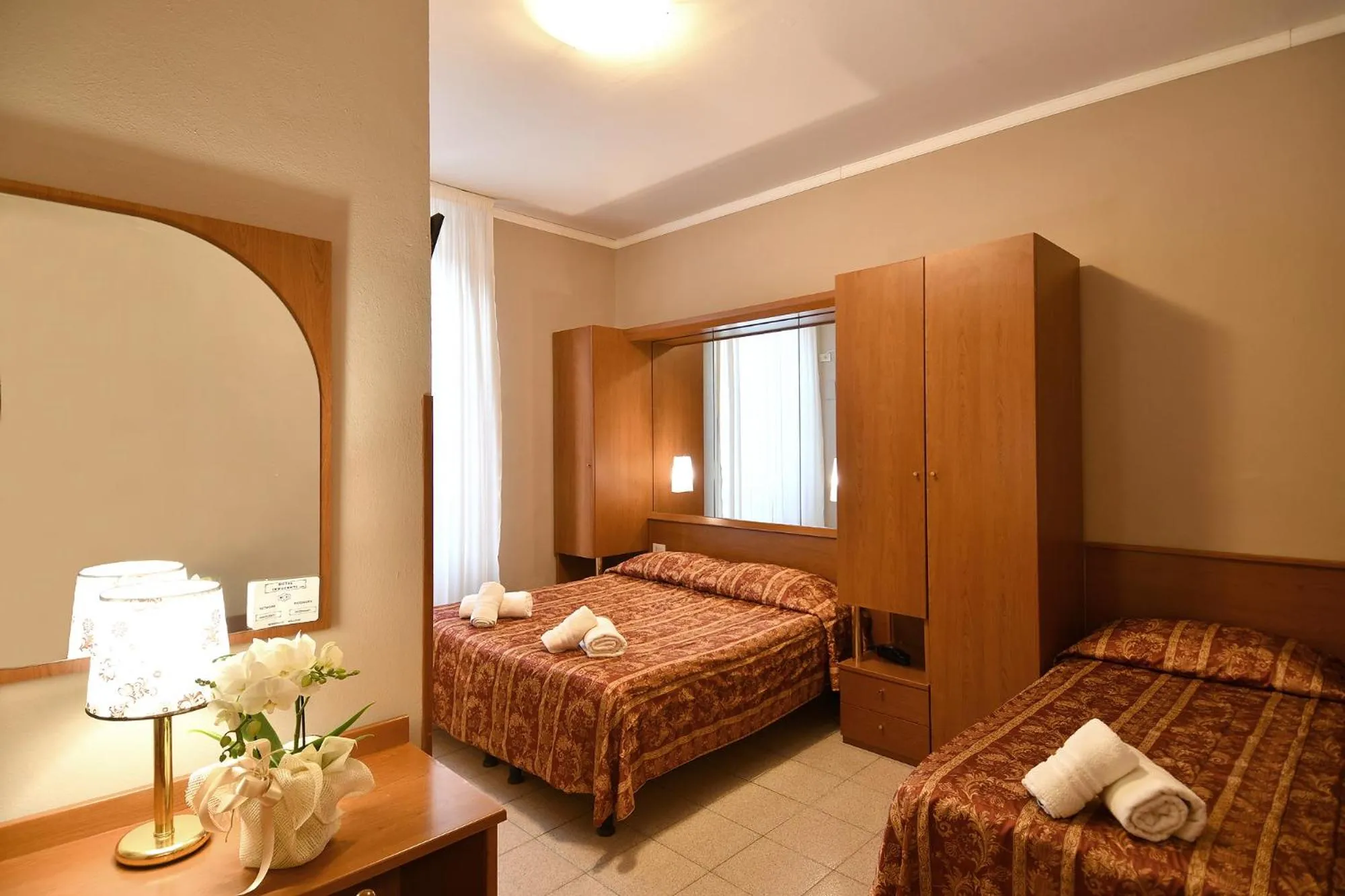 Bed in Hotel Innocenti