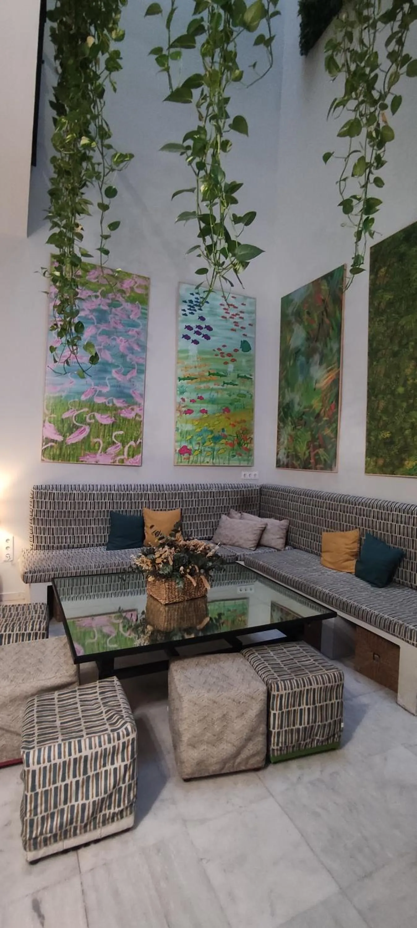 Living room in New Samay Hostel