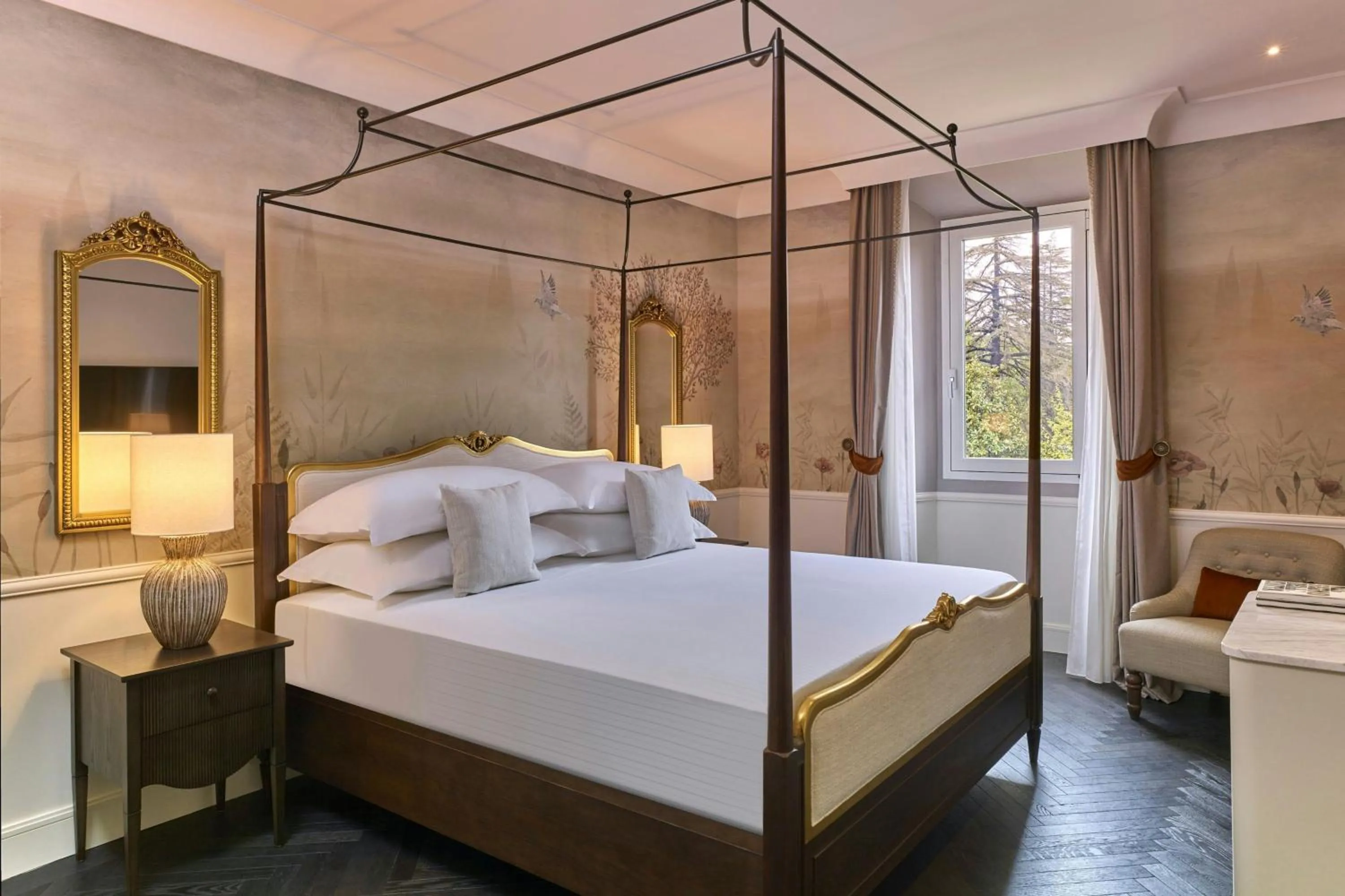 Bedroom, Bed in Grotta Giusti Thermal Spa Resort Tuscany, Autograph Collection