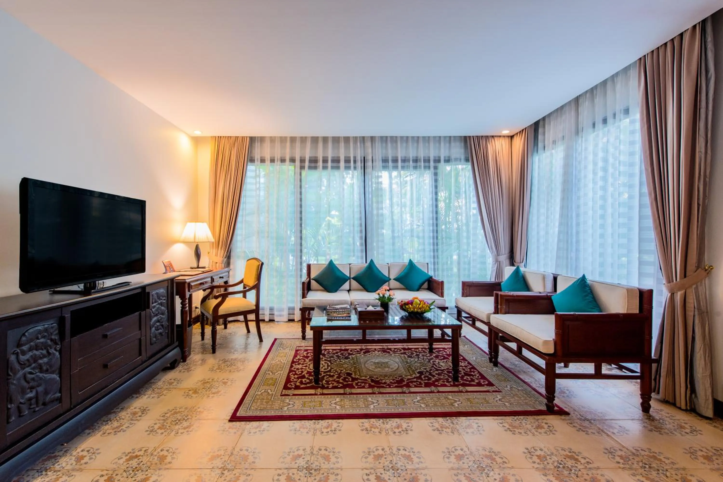 Living room in Palace Residence & Villa Siem Reap