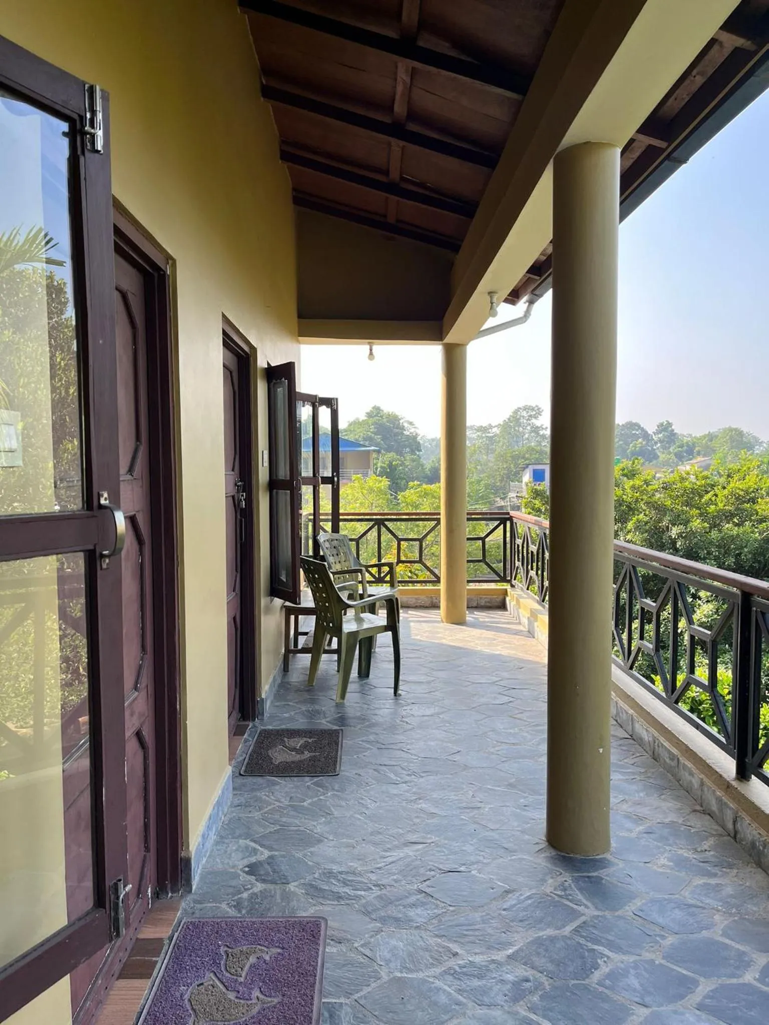 Patio in Tiger Residency Resort