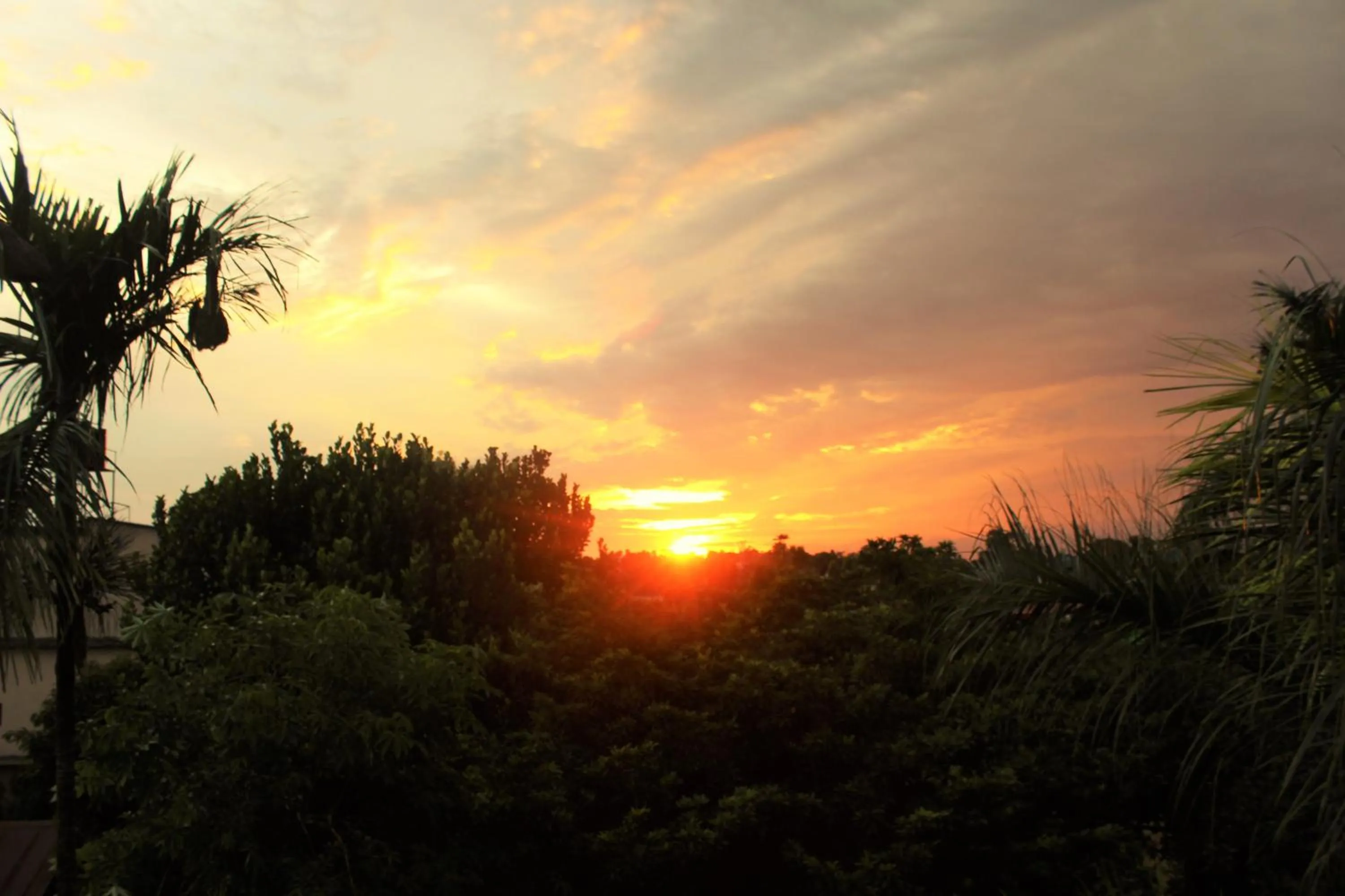 Sunset in Tiger Residency Resort