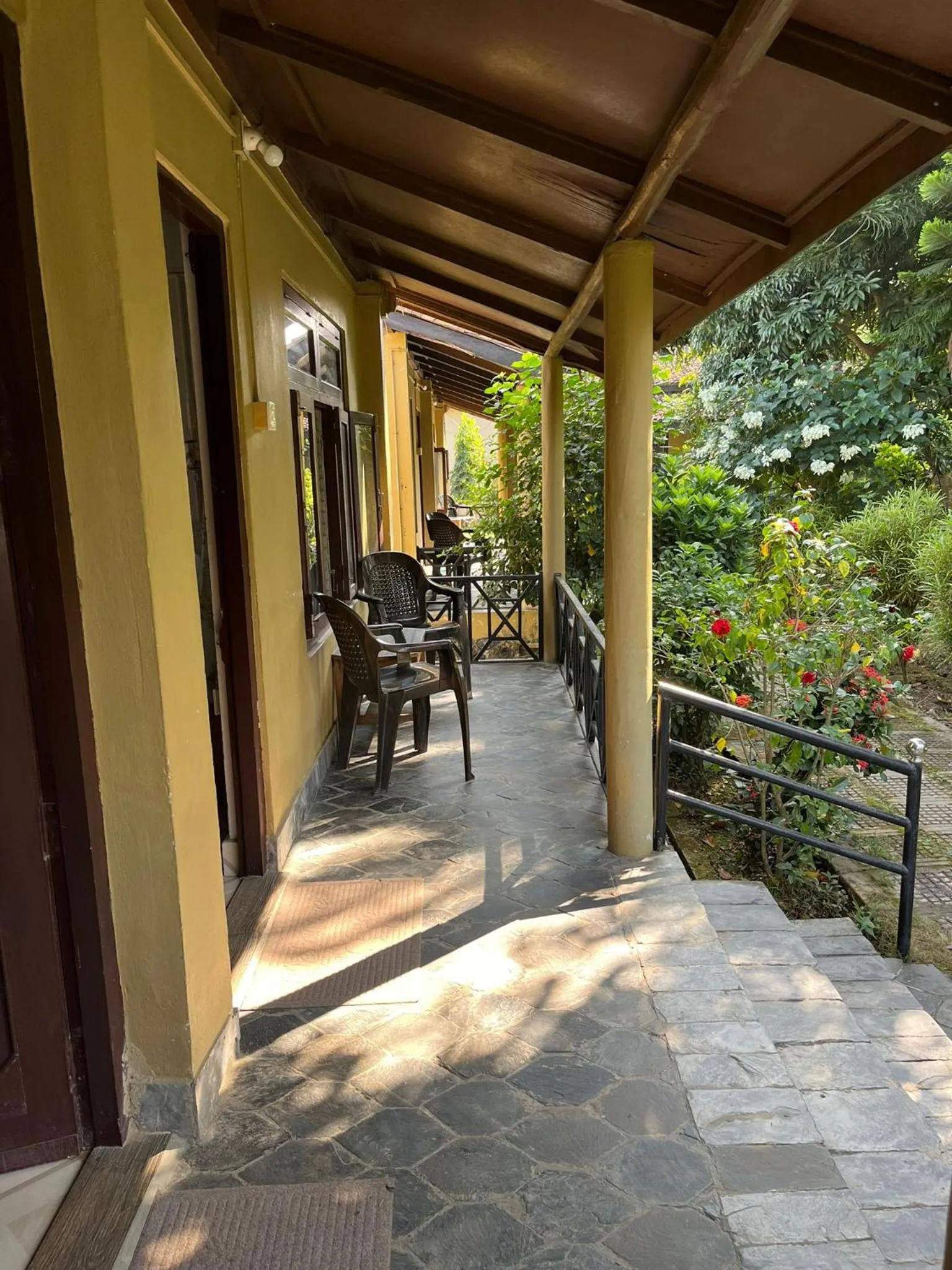 Patio in Tiger Residency Resort