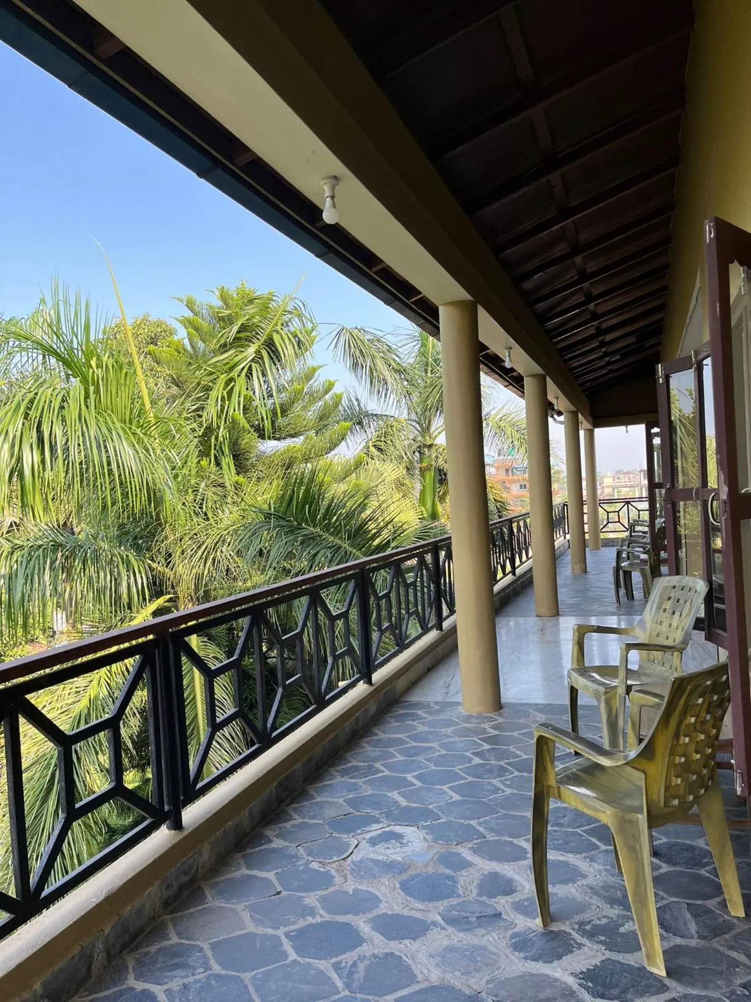 Patio in Tiger Residency Resort
