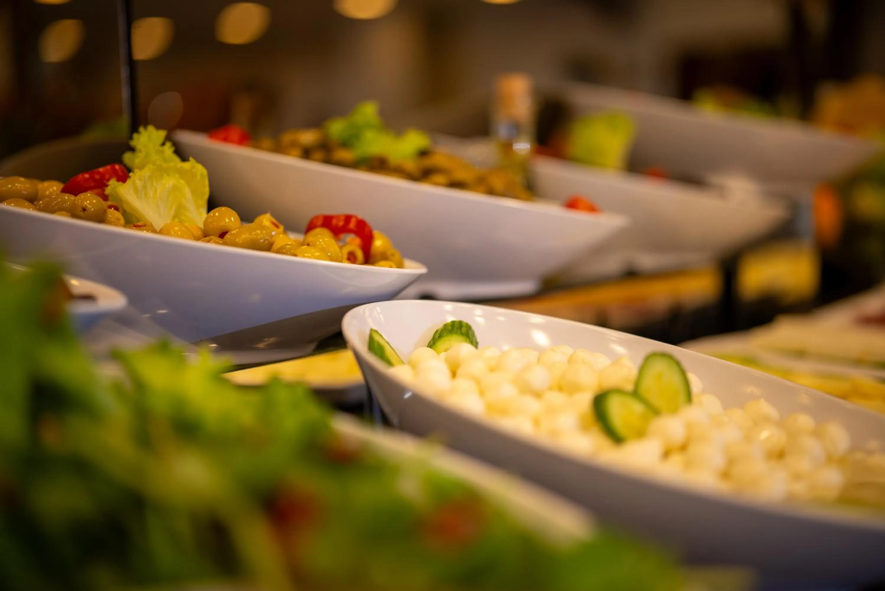 Buffet breakfast in Mari Suites Hotel