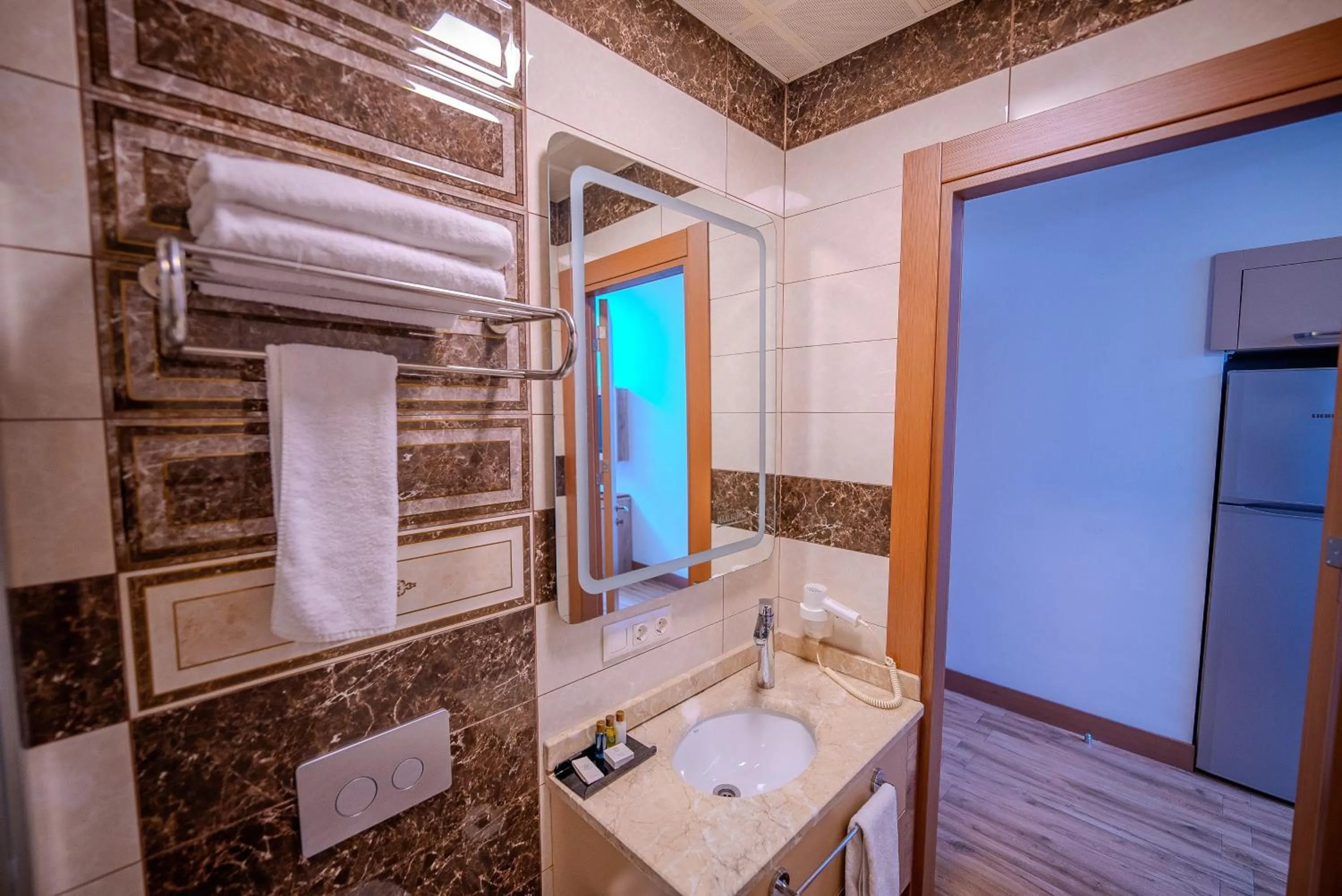 Bathroom in Mari Suites Hotel