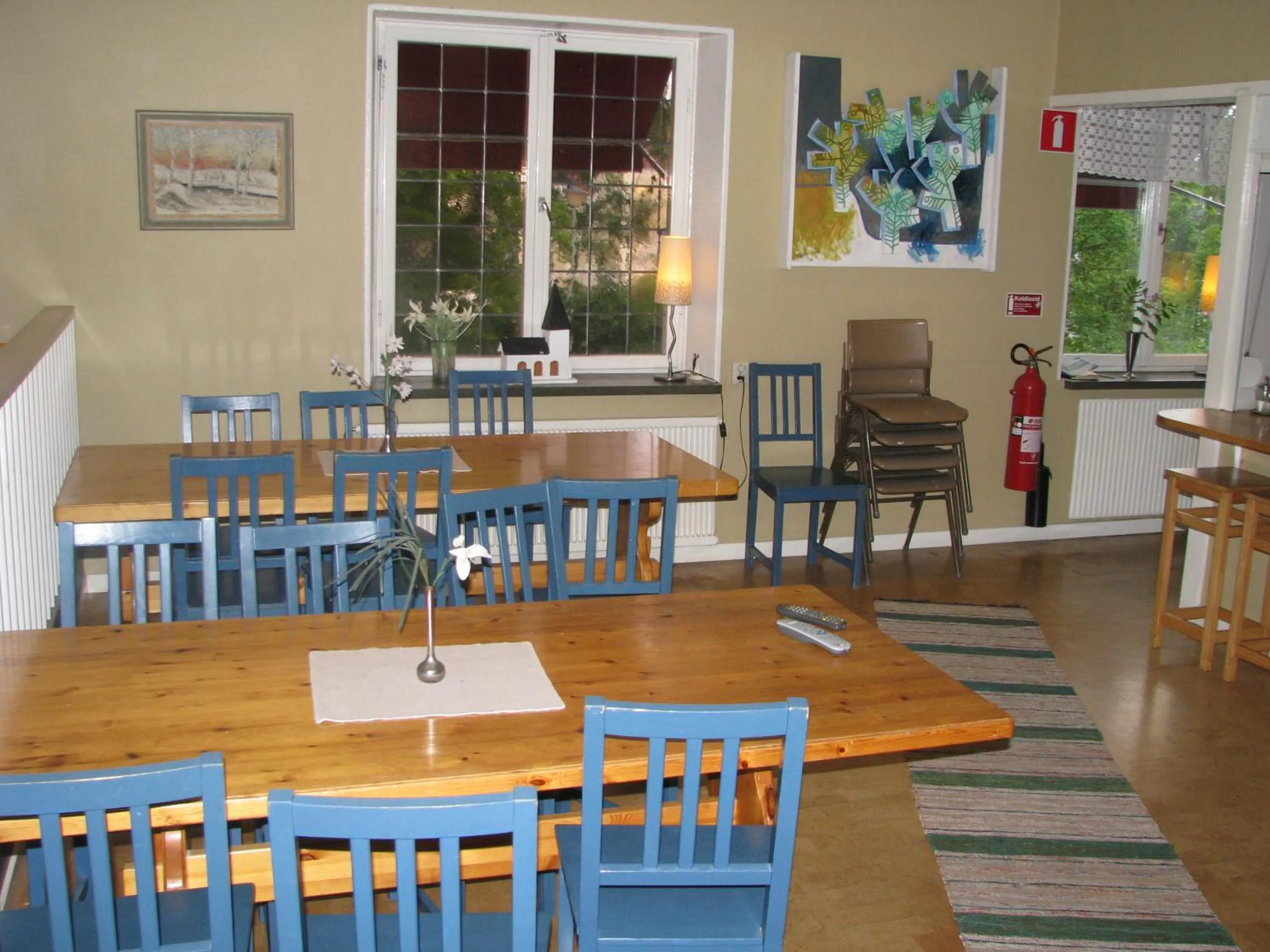 Communal kitchen in Örnsköldsviks Vandrarhem