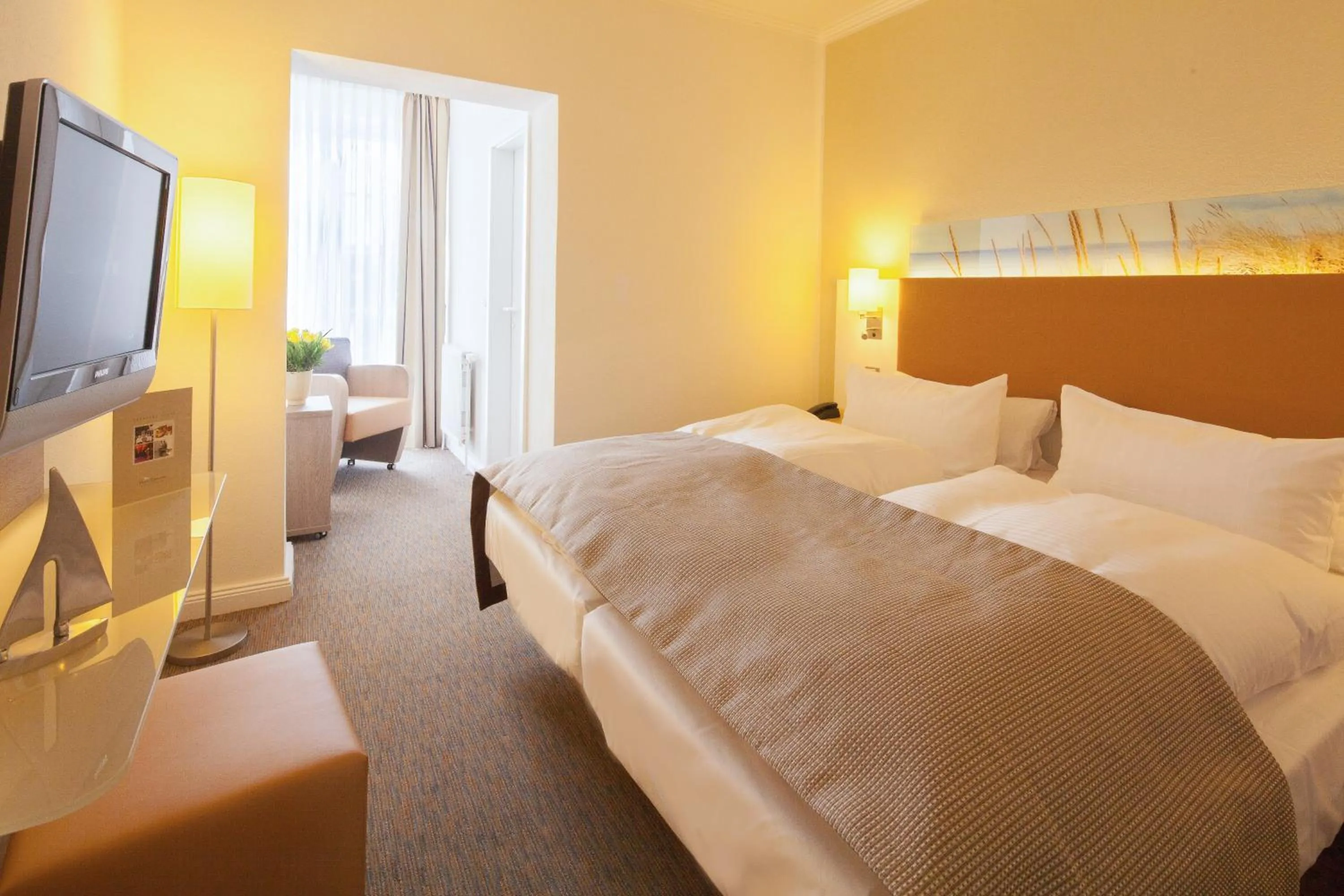 Photo of the whole room, Bed in Hotel Erholung