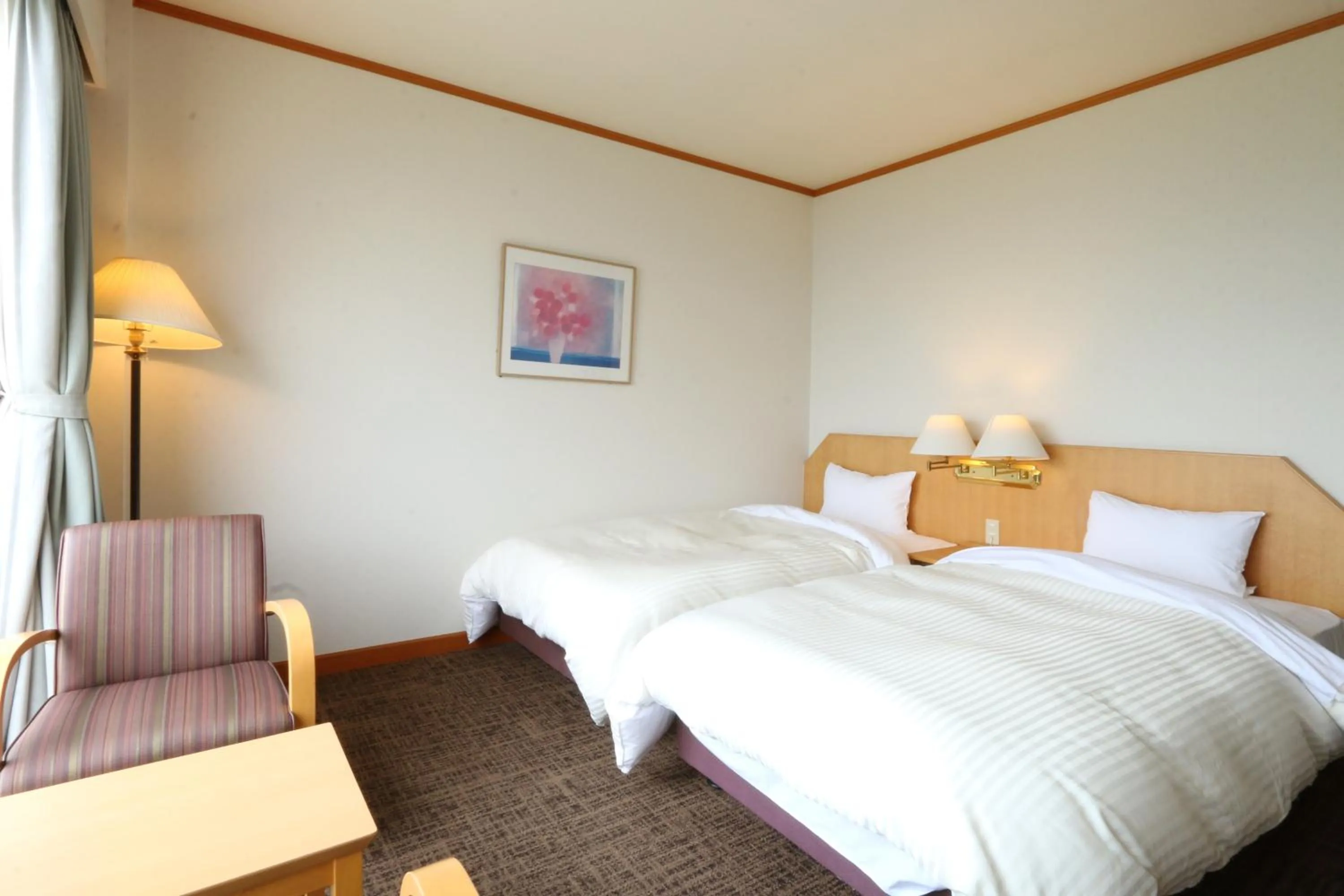 Bedroom, Bed in Tsushima Grand Hotel