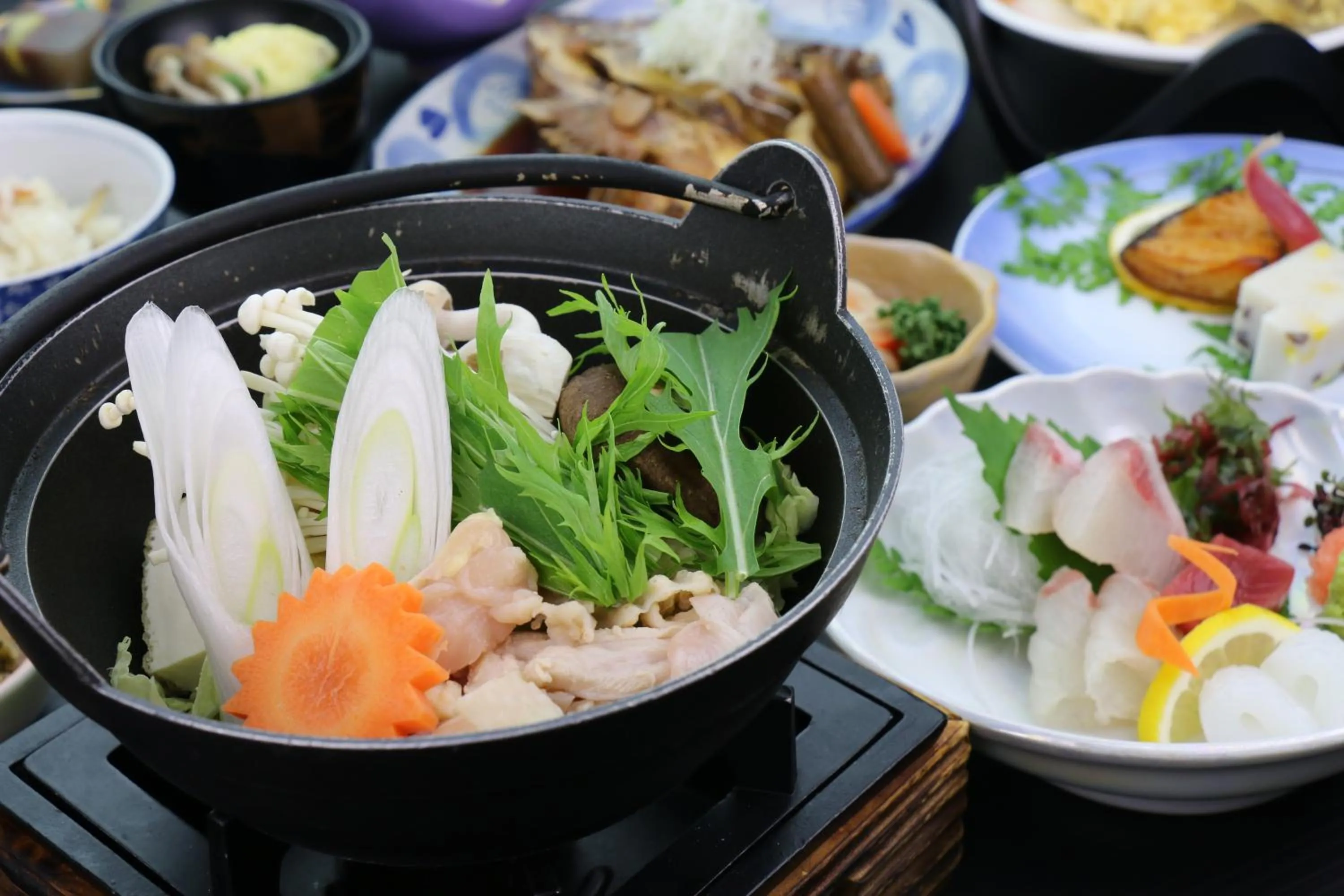 Food close-up in Tsushima Grand Hotel