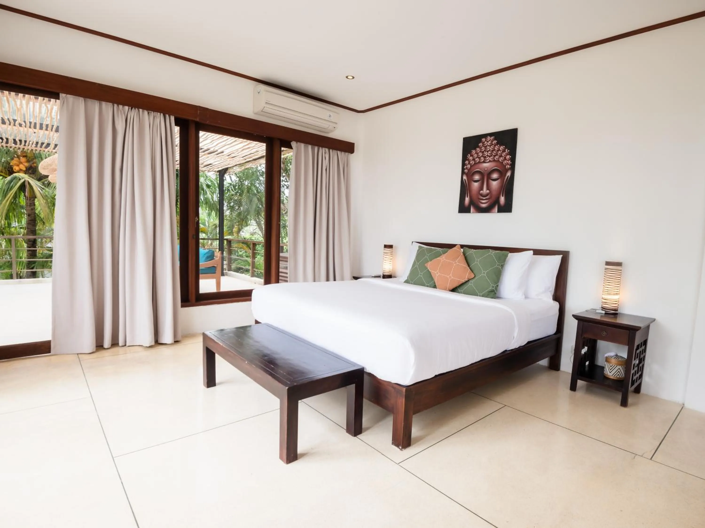 Bed in Dream View Villa
