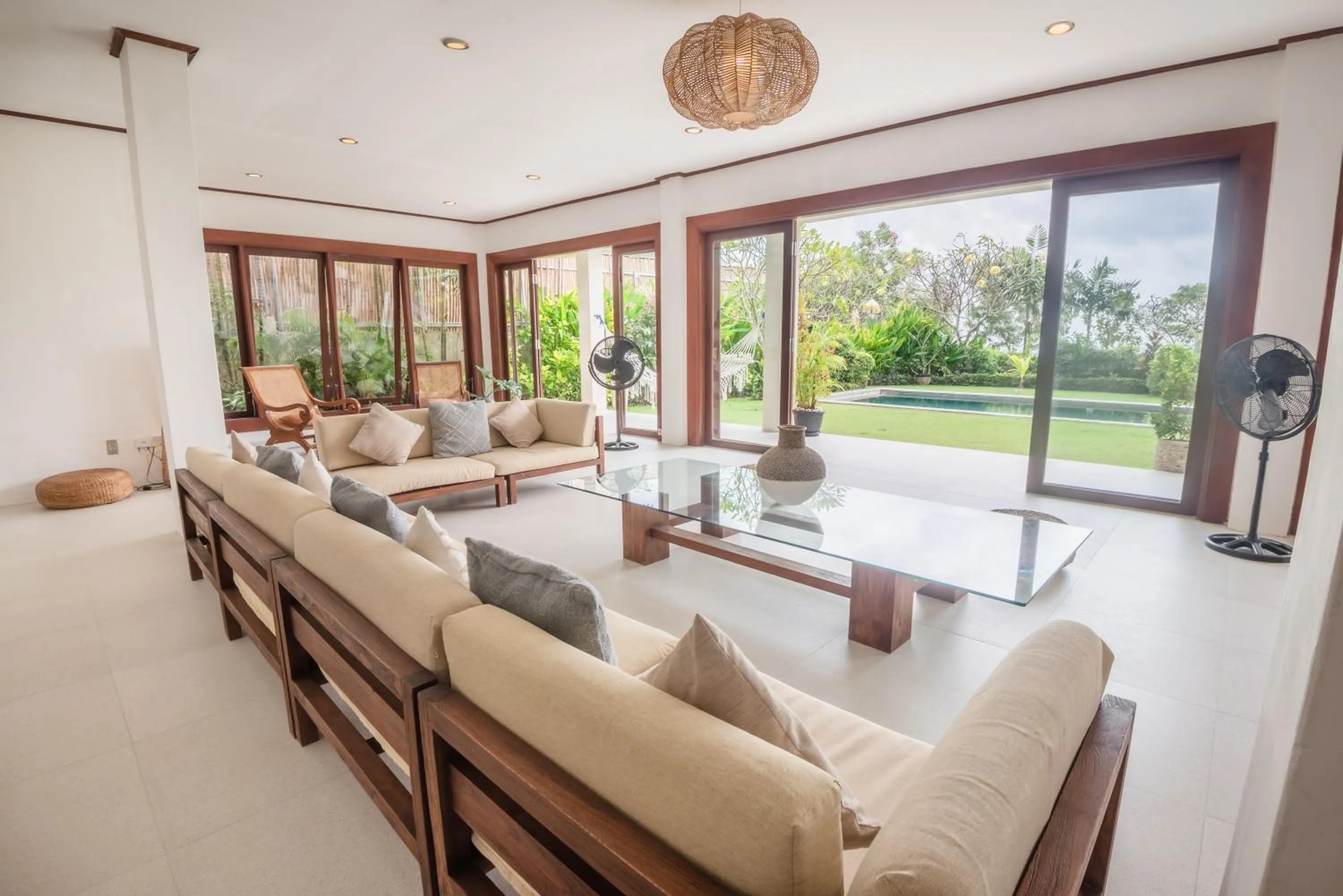 Living room in Dream View Villa