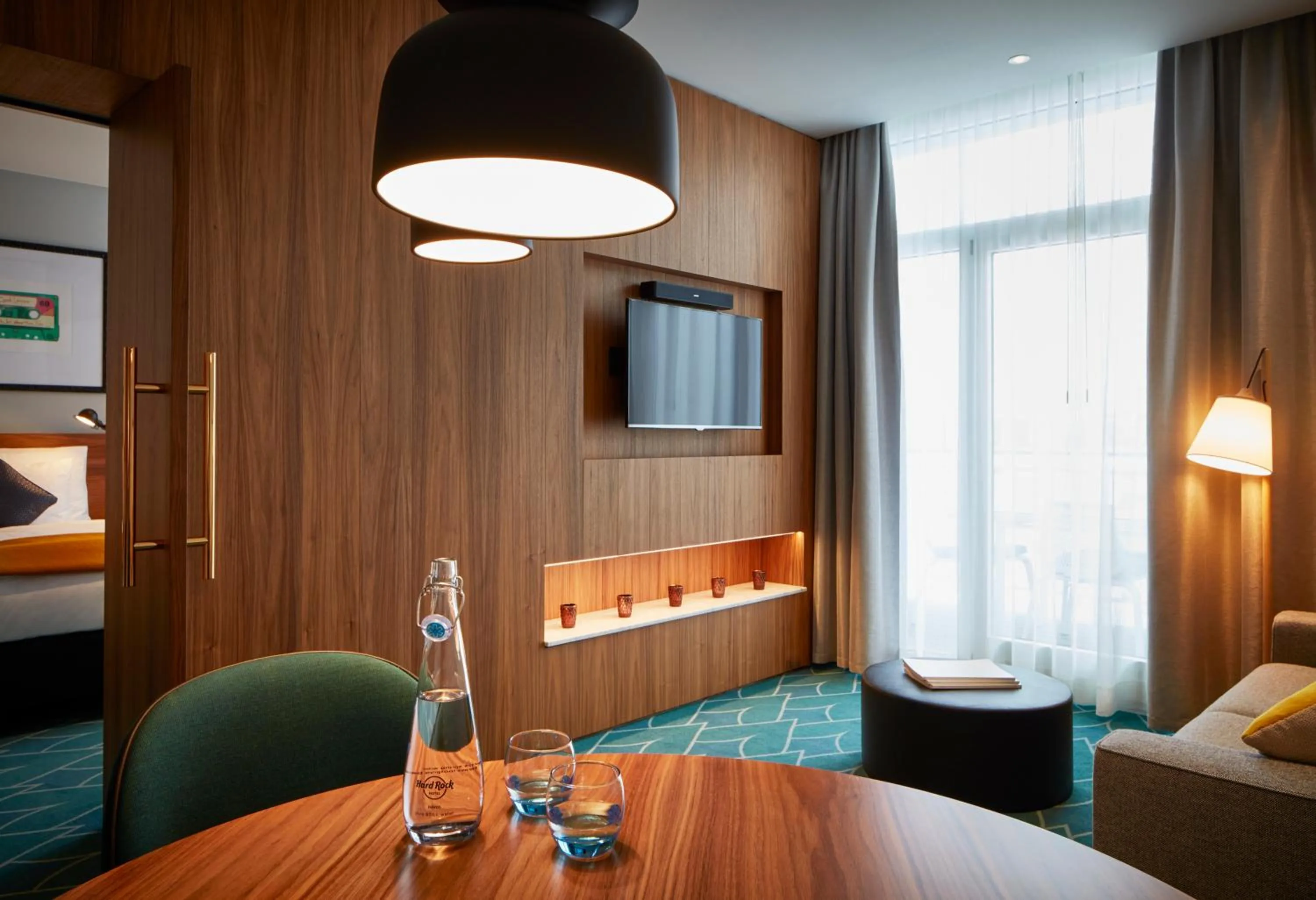 Bed in Hard Rock Hotel Davos