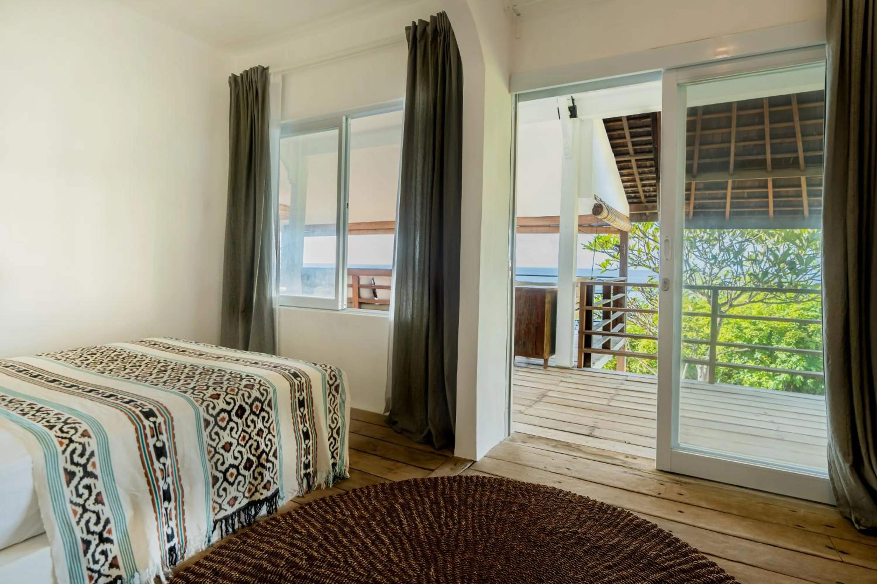 Sea view, Bed in Bingin Beach House