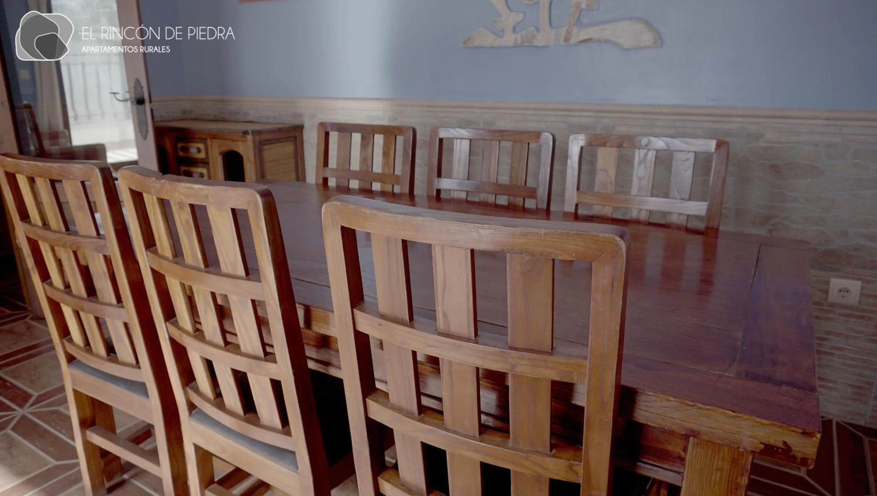 Dining area in El Rincon de Piedra