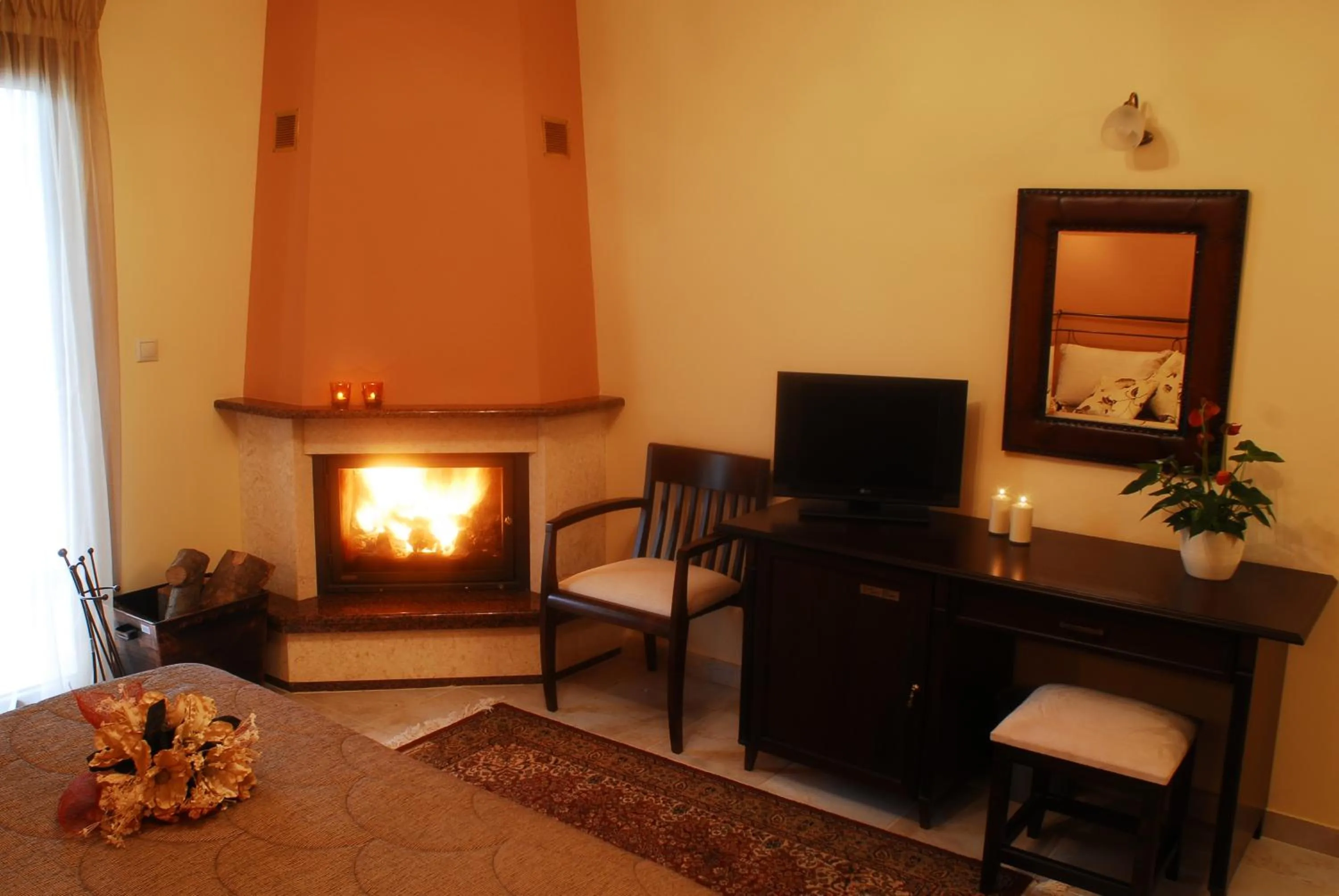 Decorative detail in Asteras Hotel