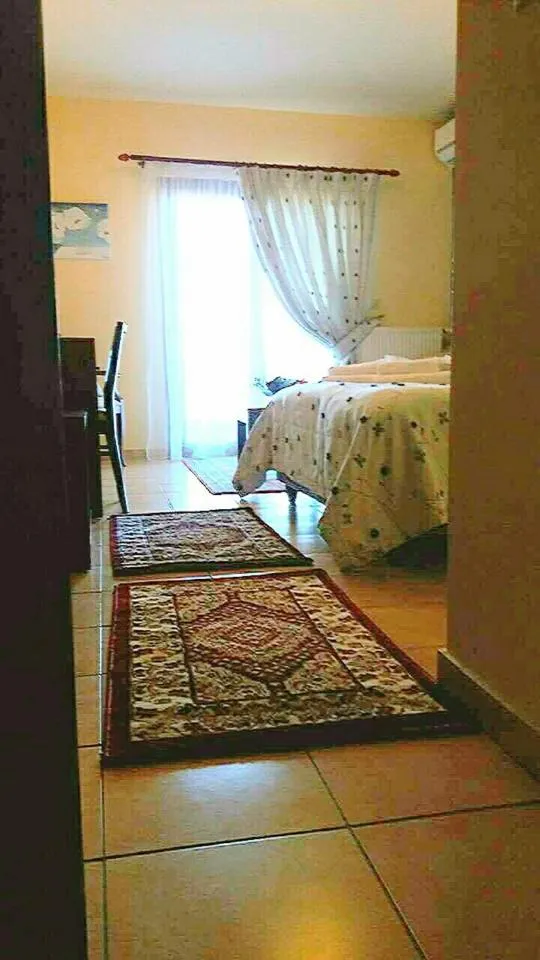 Bed in Asteras Hotel