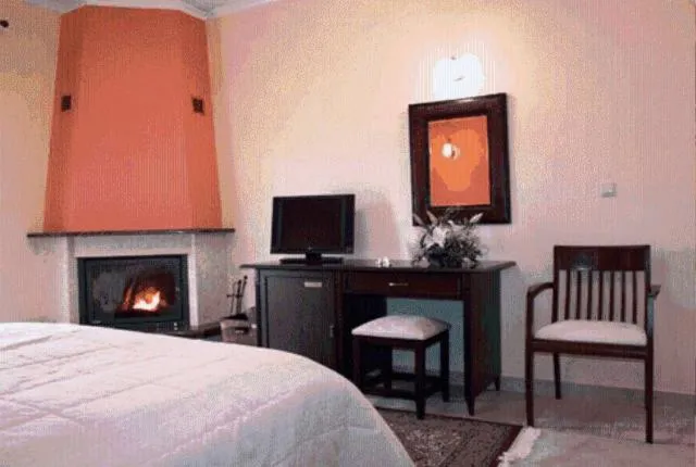 Bed in Asteras Hotel