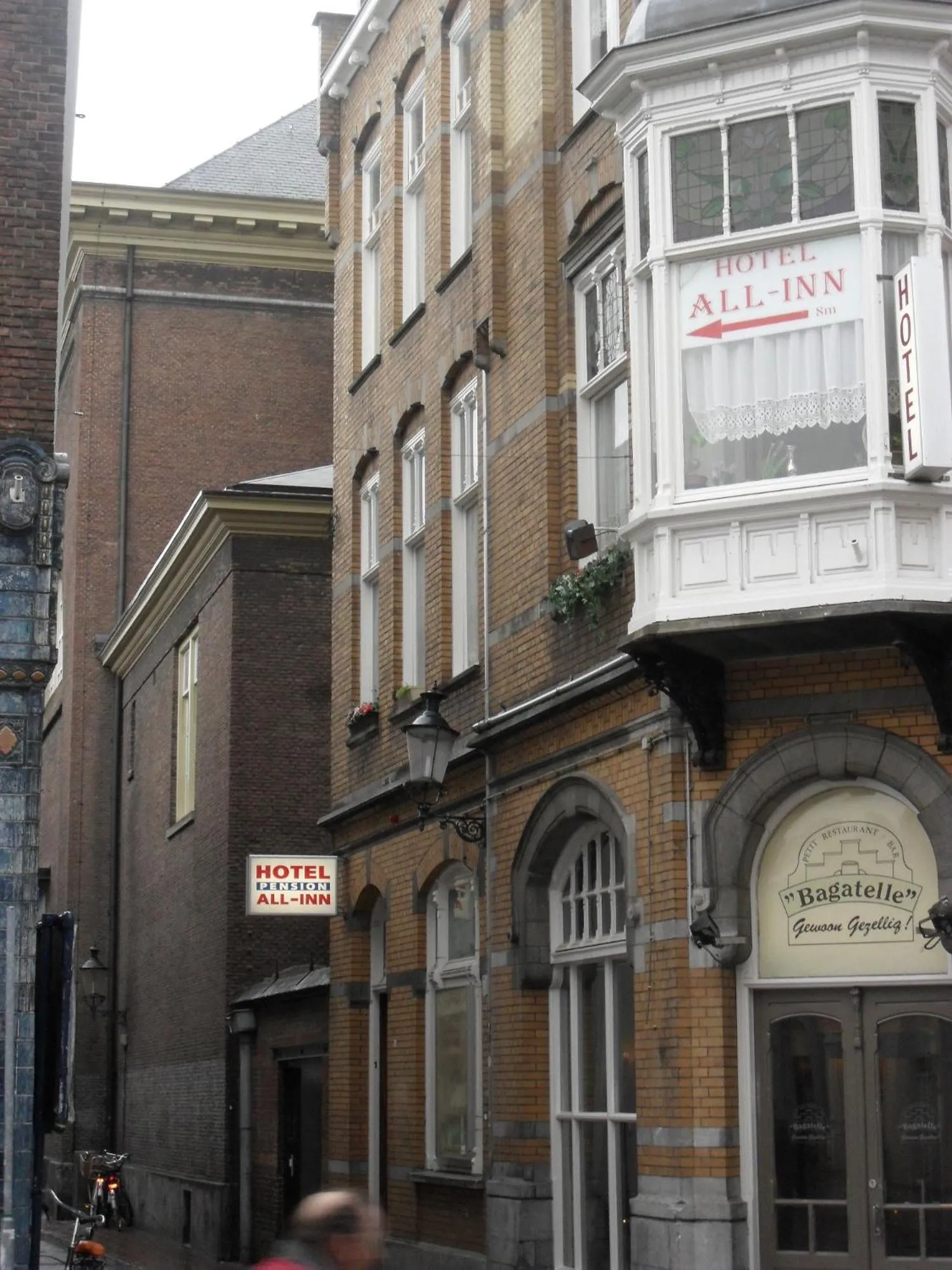 Facade/entrance in All-In Hotel