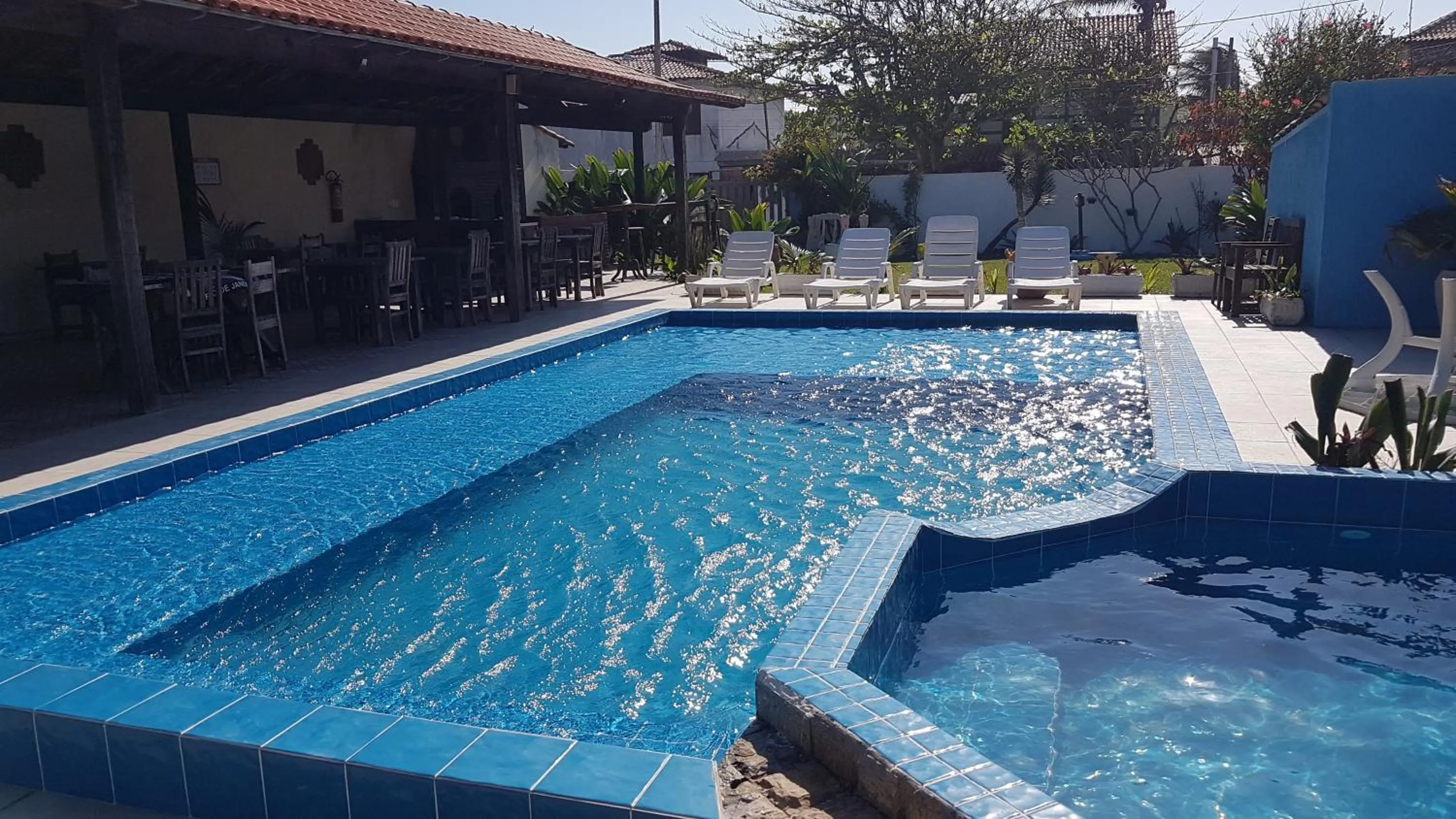 Swimming pool in Pousada do Albatroz