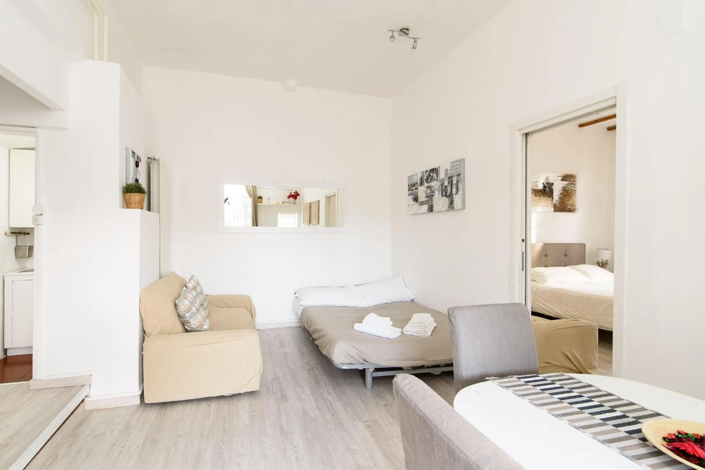 White terrace apartment navona