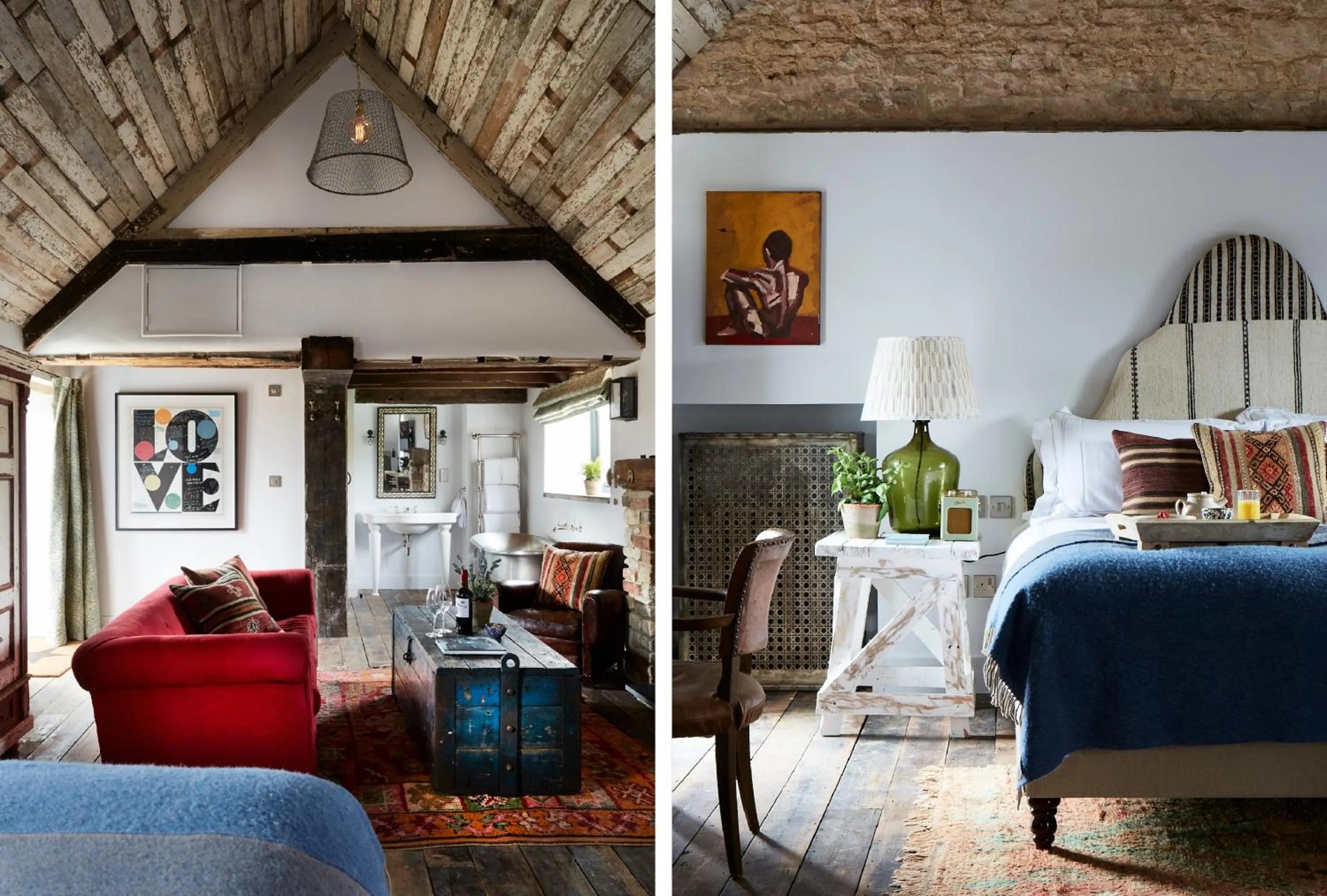 Bed in Artist Residence Oxfordshire