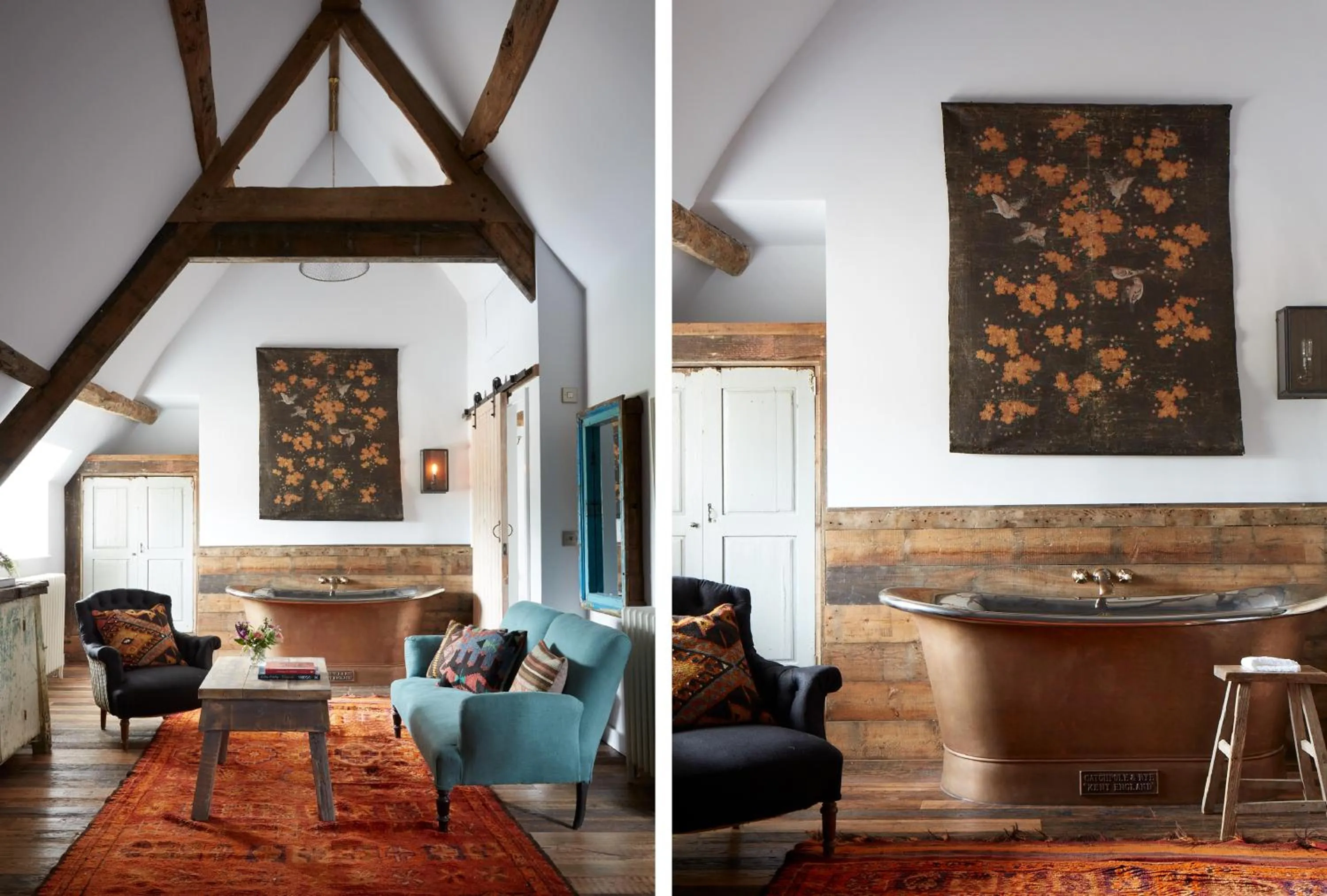 Living room in Artist Residence Oxfordshire