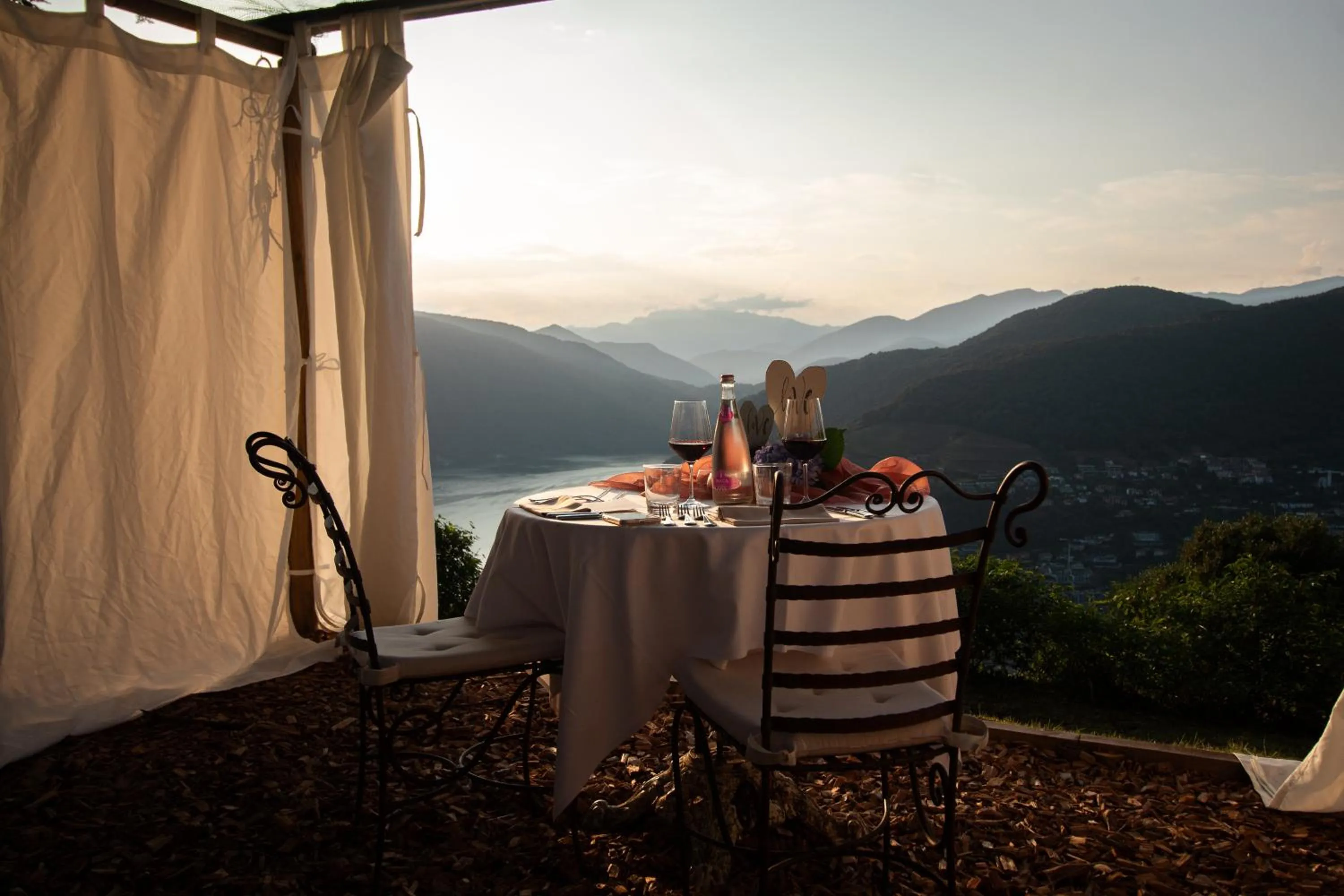 Natural landscape in Hotel Serpiano