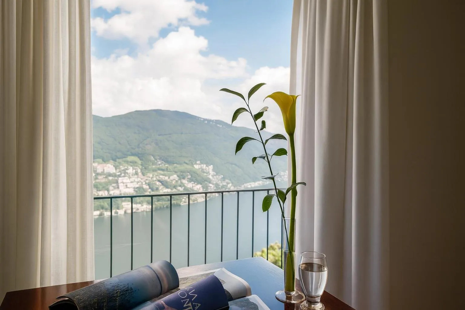 Bedroom in Hotel Serpiano