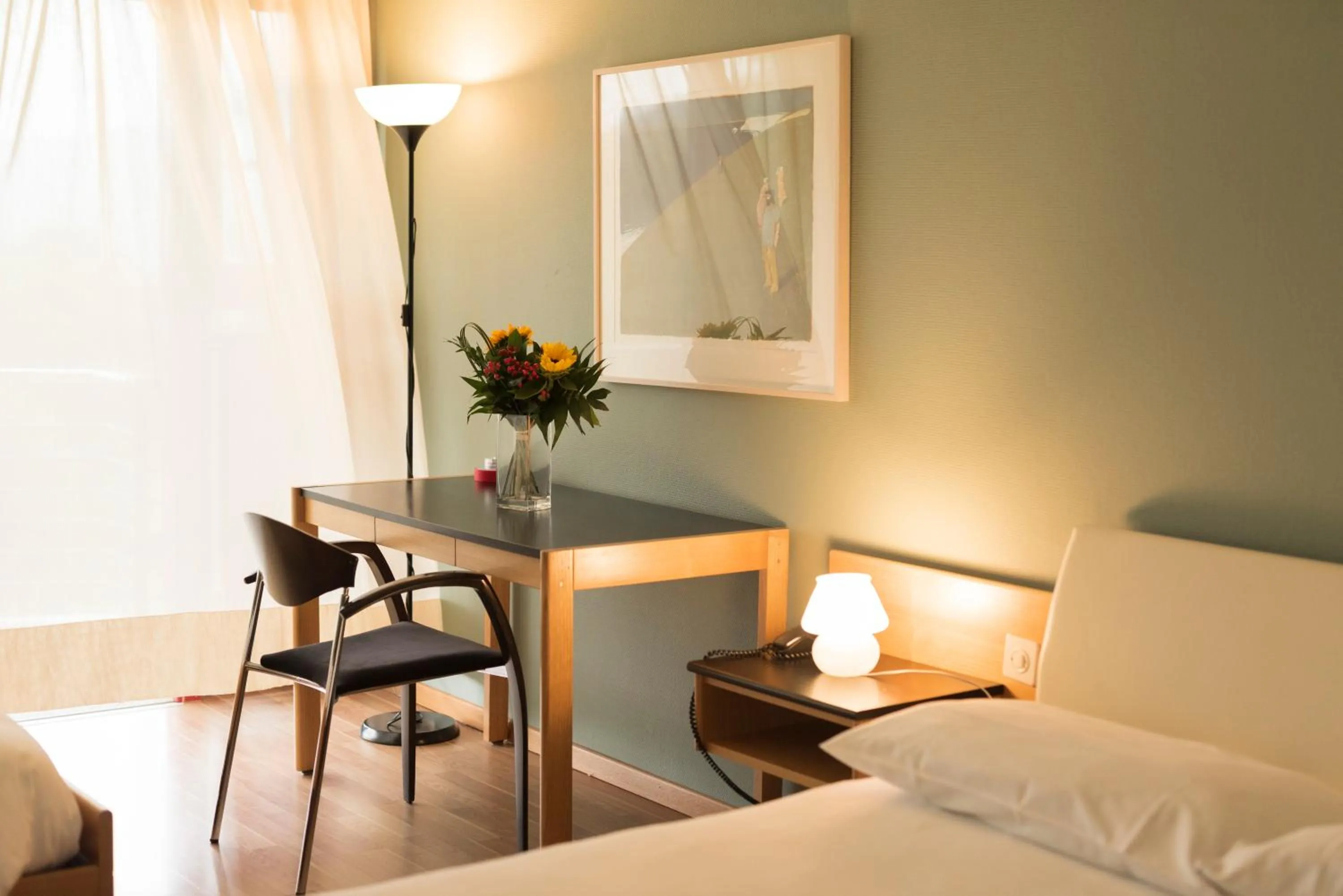 Bedroom, Bed in Hotel Serpiano