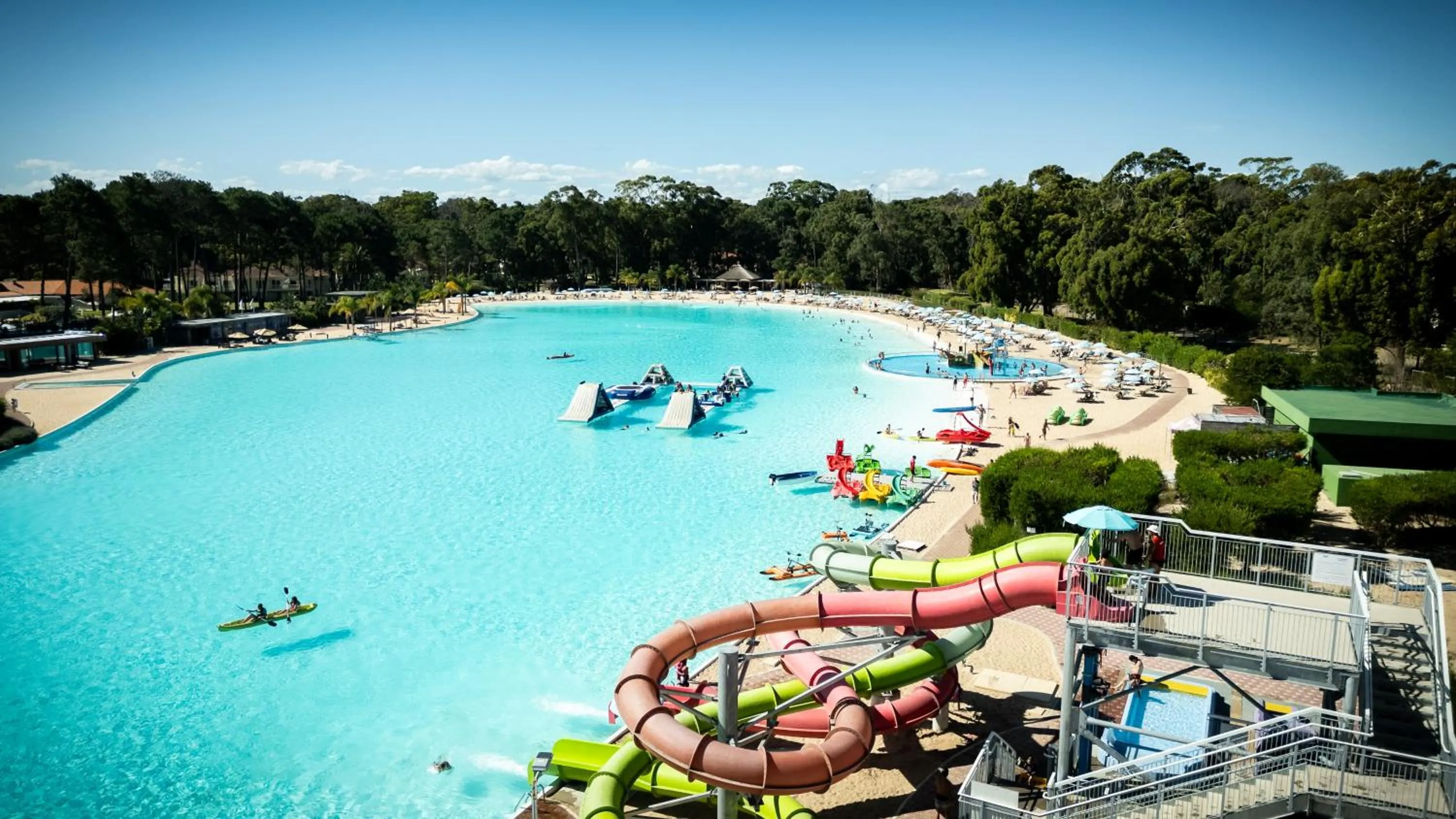 Aqua park in Solanas Punta del Este & Crystal Beach