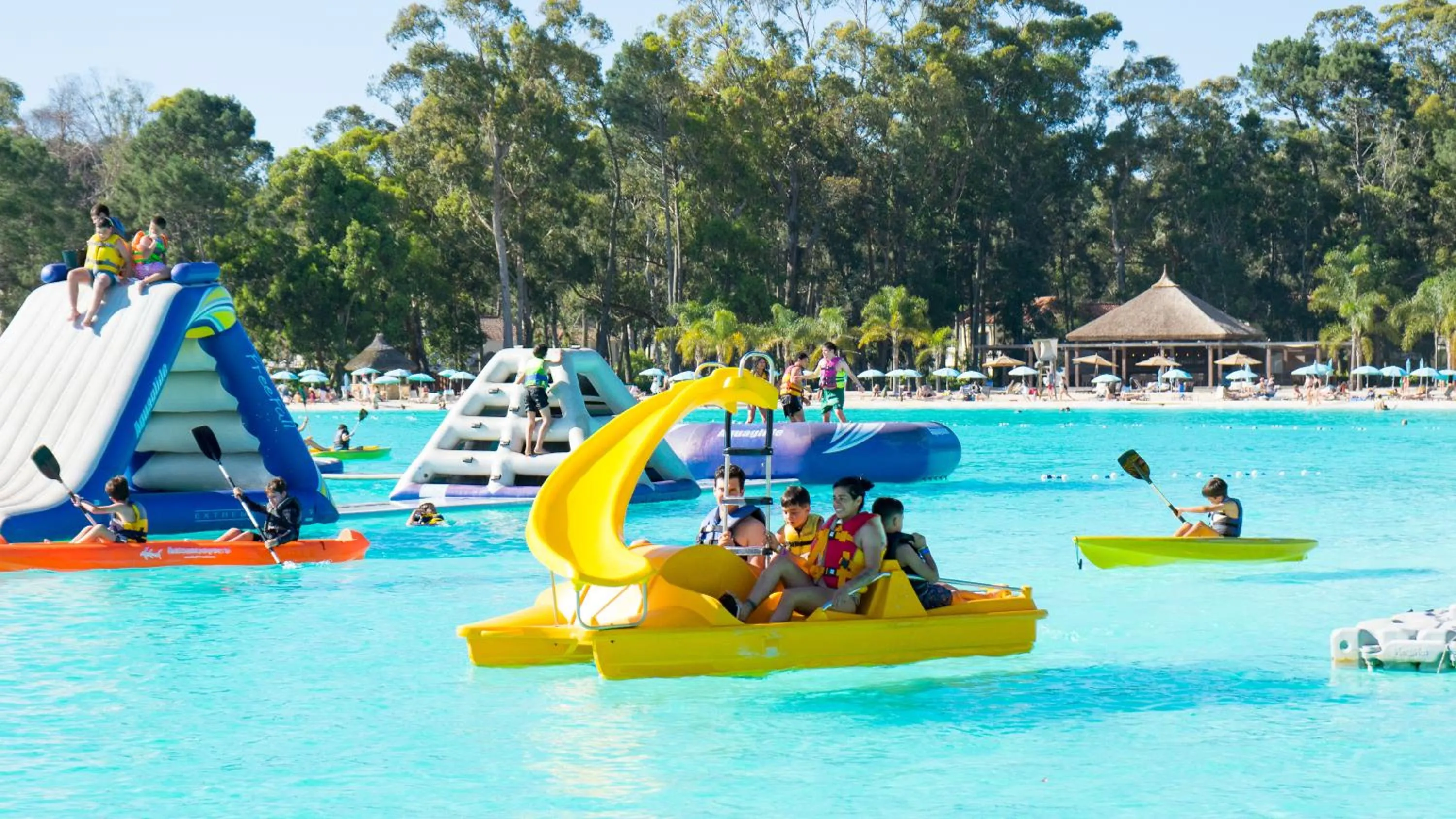 Aqua park in Solanas Punta del Este & Crystal Beach