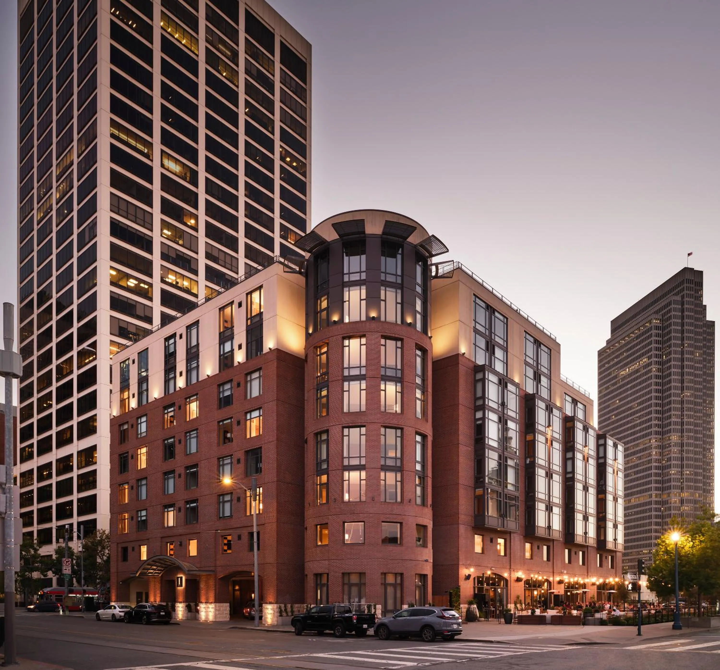 Property building in 1 Hotel San Francisco