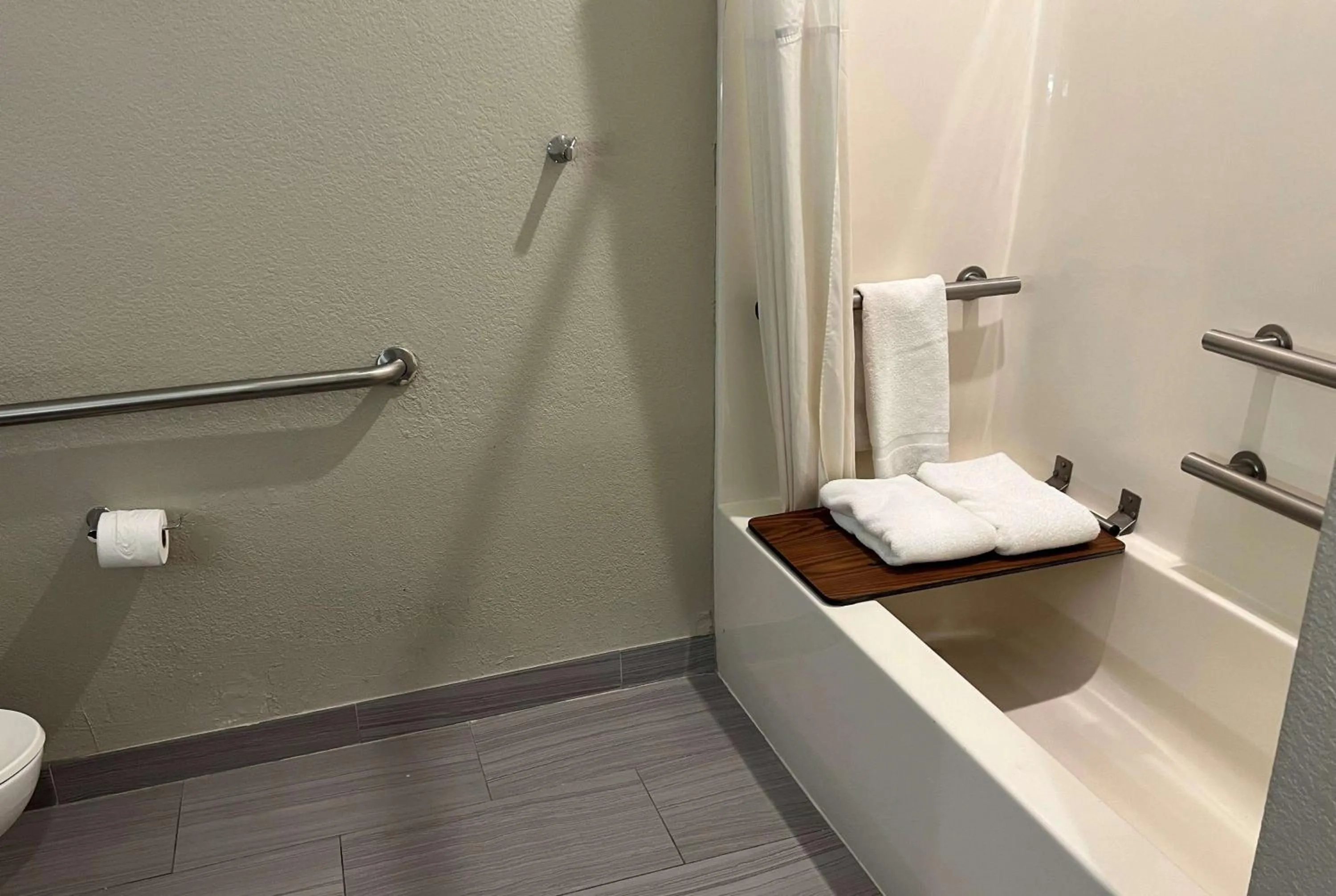 Bathroom in Days Inn by Wyndham near Kansas Speedway