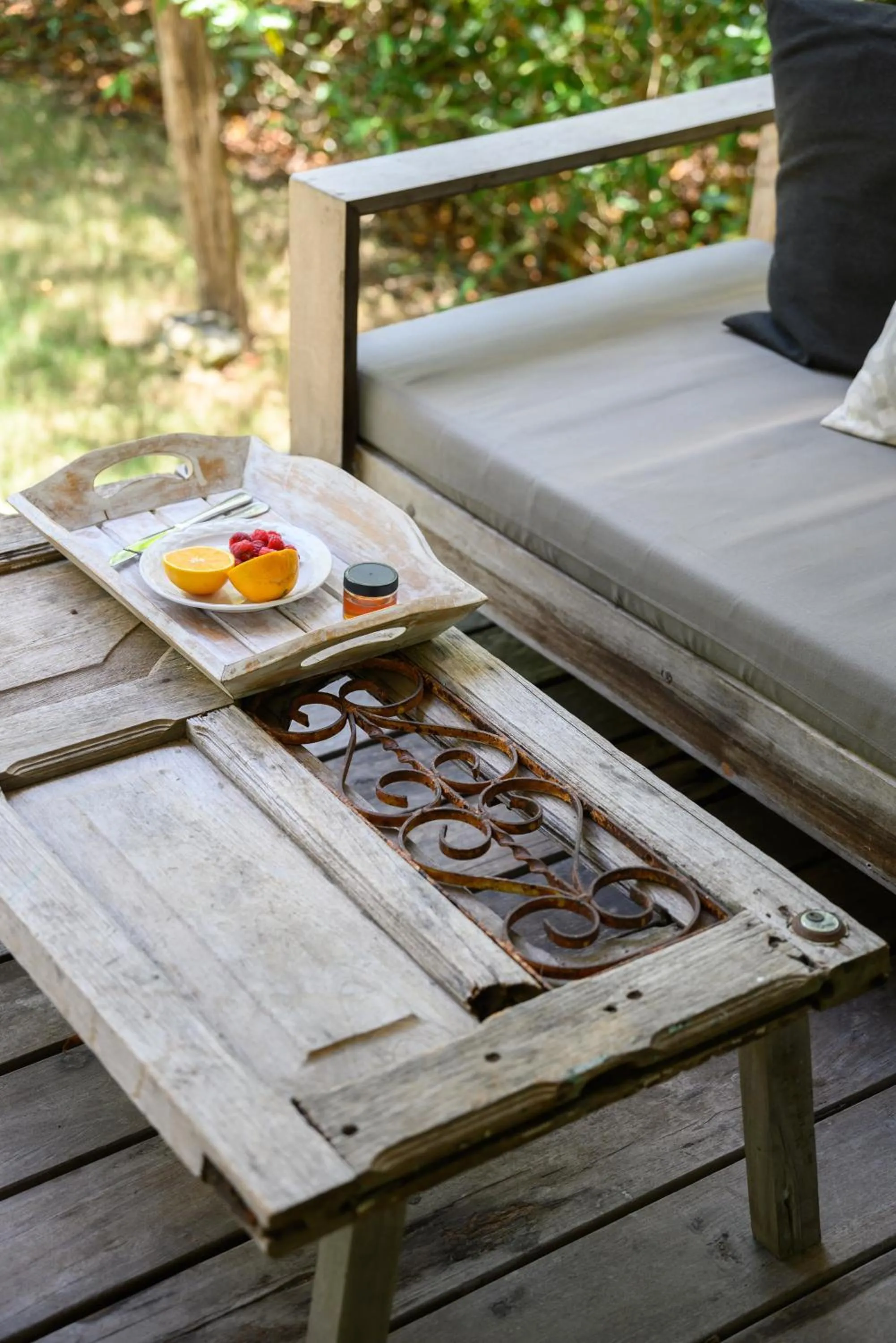 Decorative detail in Vida Silvestre Tulum