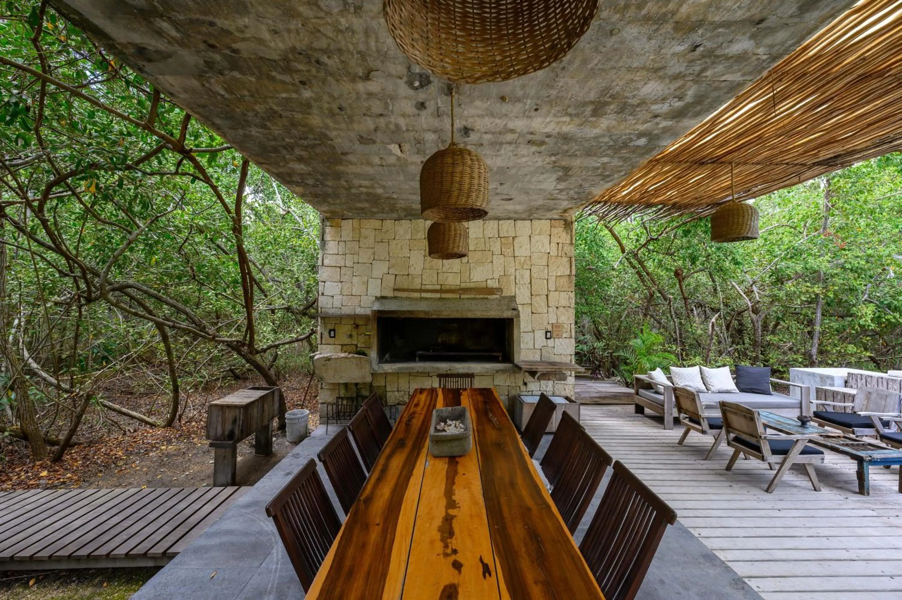 BBQ facilities in Vida Silvestre Tulum