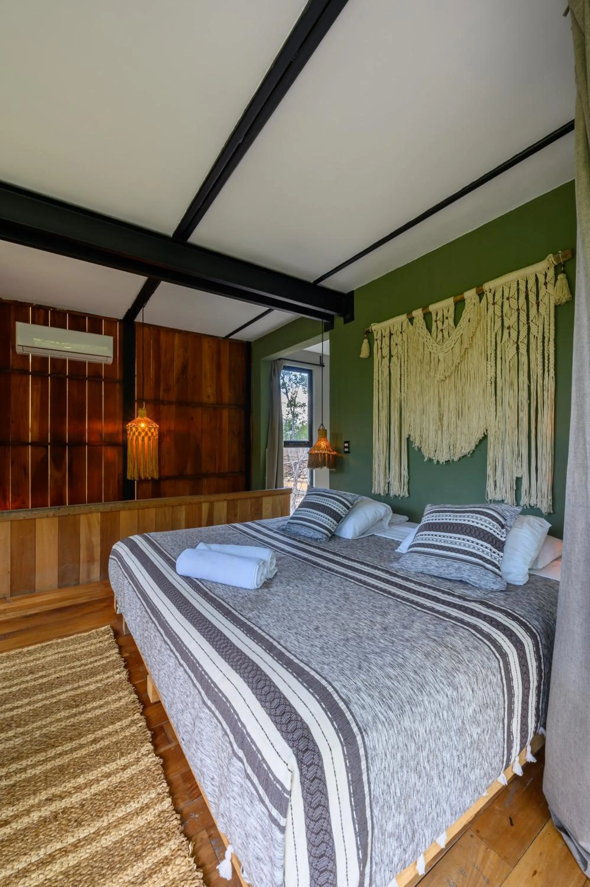 Bed in Vida Silvestre Tulum