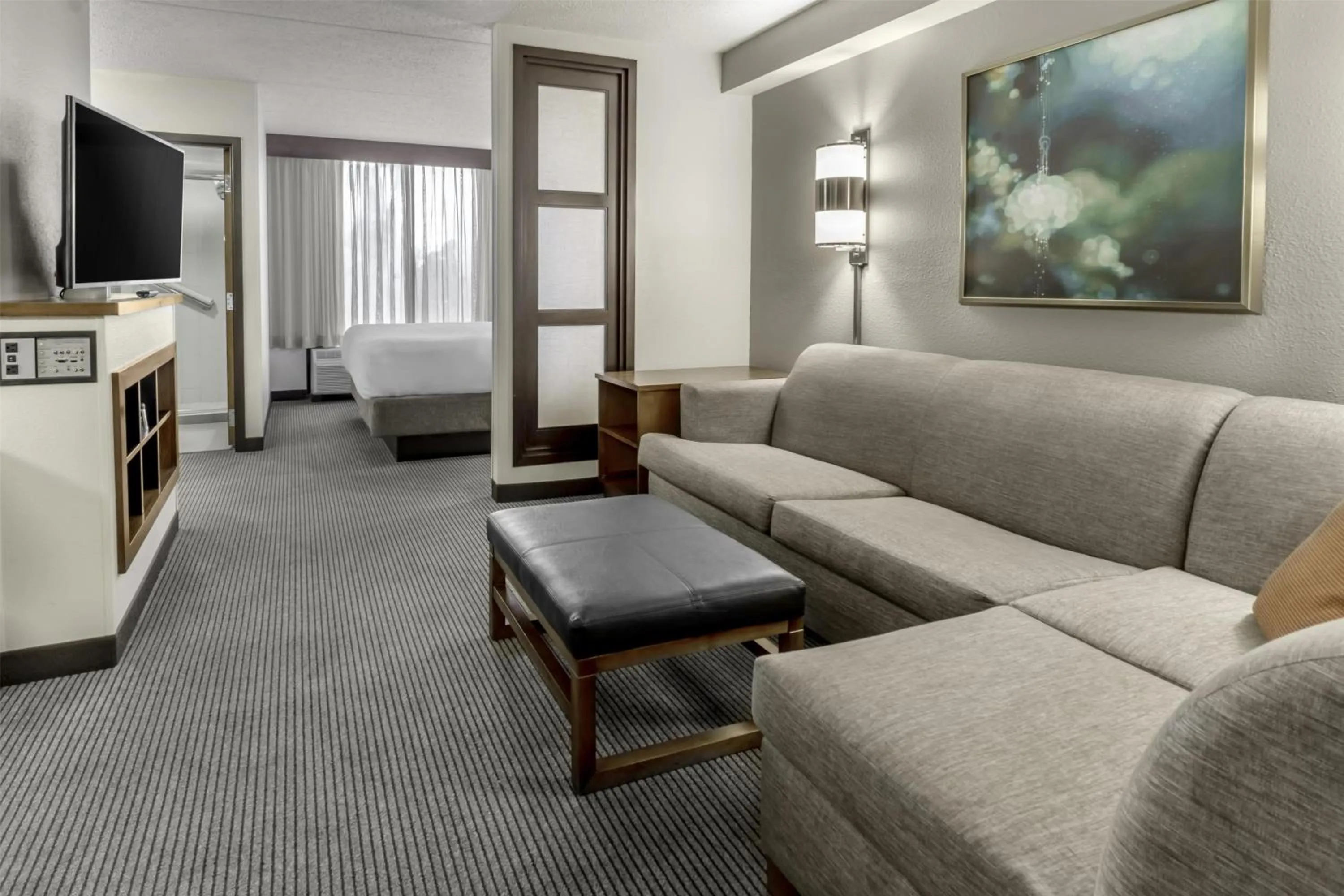 Bedroom, Bed in Hyatt Place Charlotte Airport Billy Graham Parkway