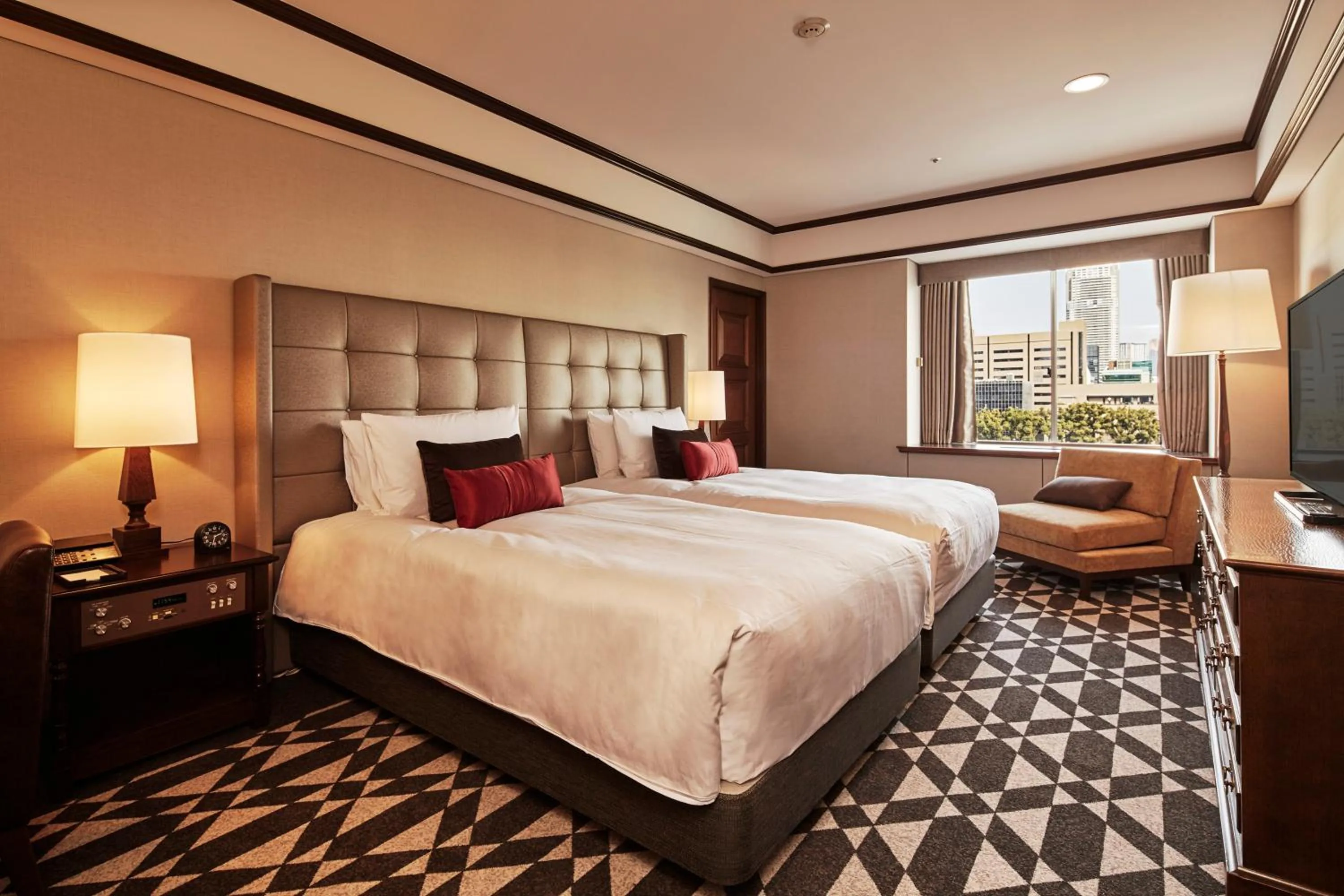 Photo of the whole room, Bed in Tokyo Prince Hotel