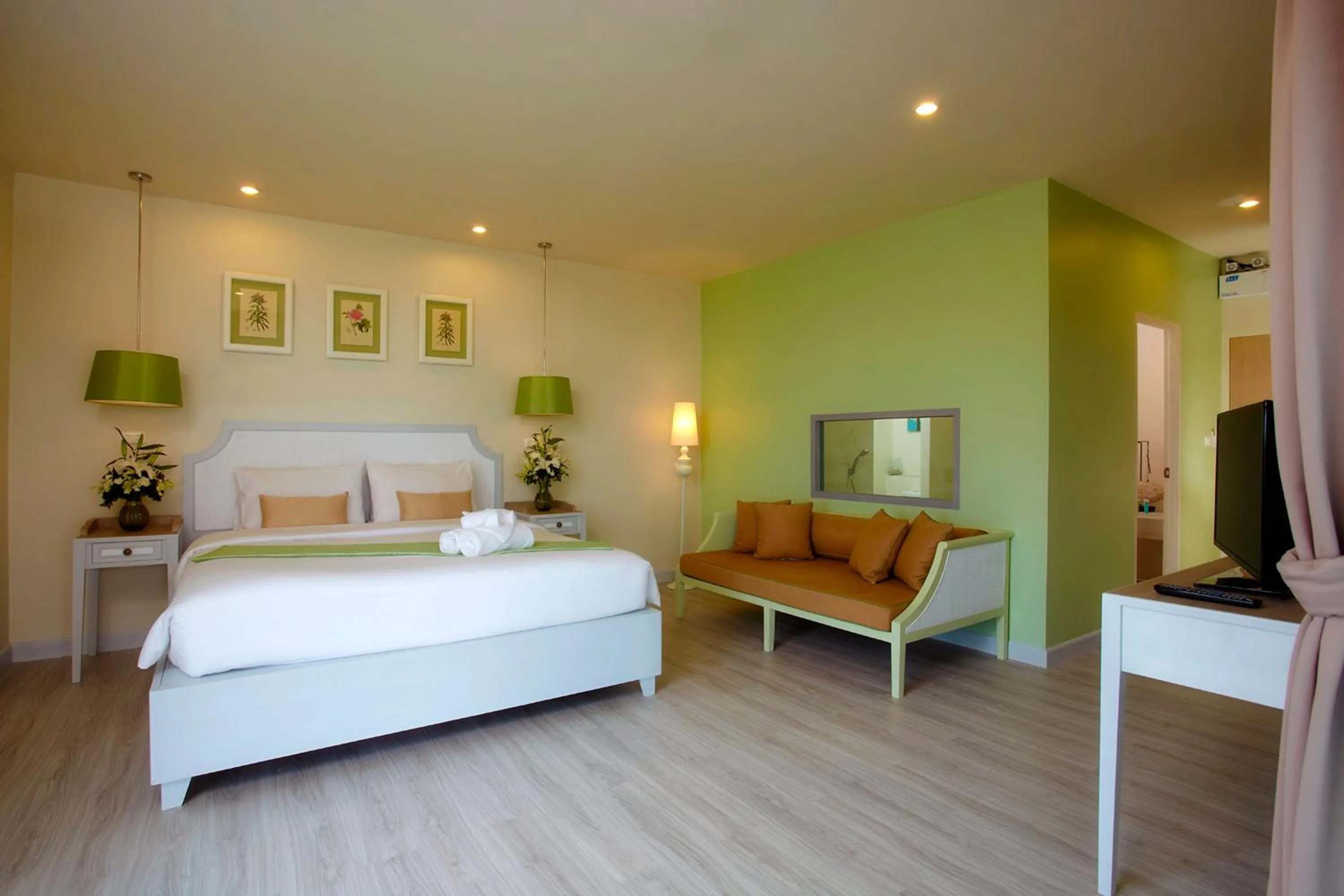 Bedroom, Bed in Bandara On Sea, Rayong