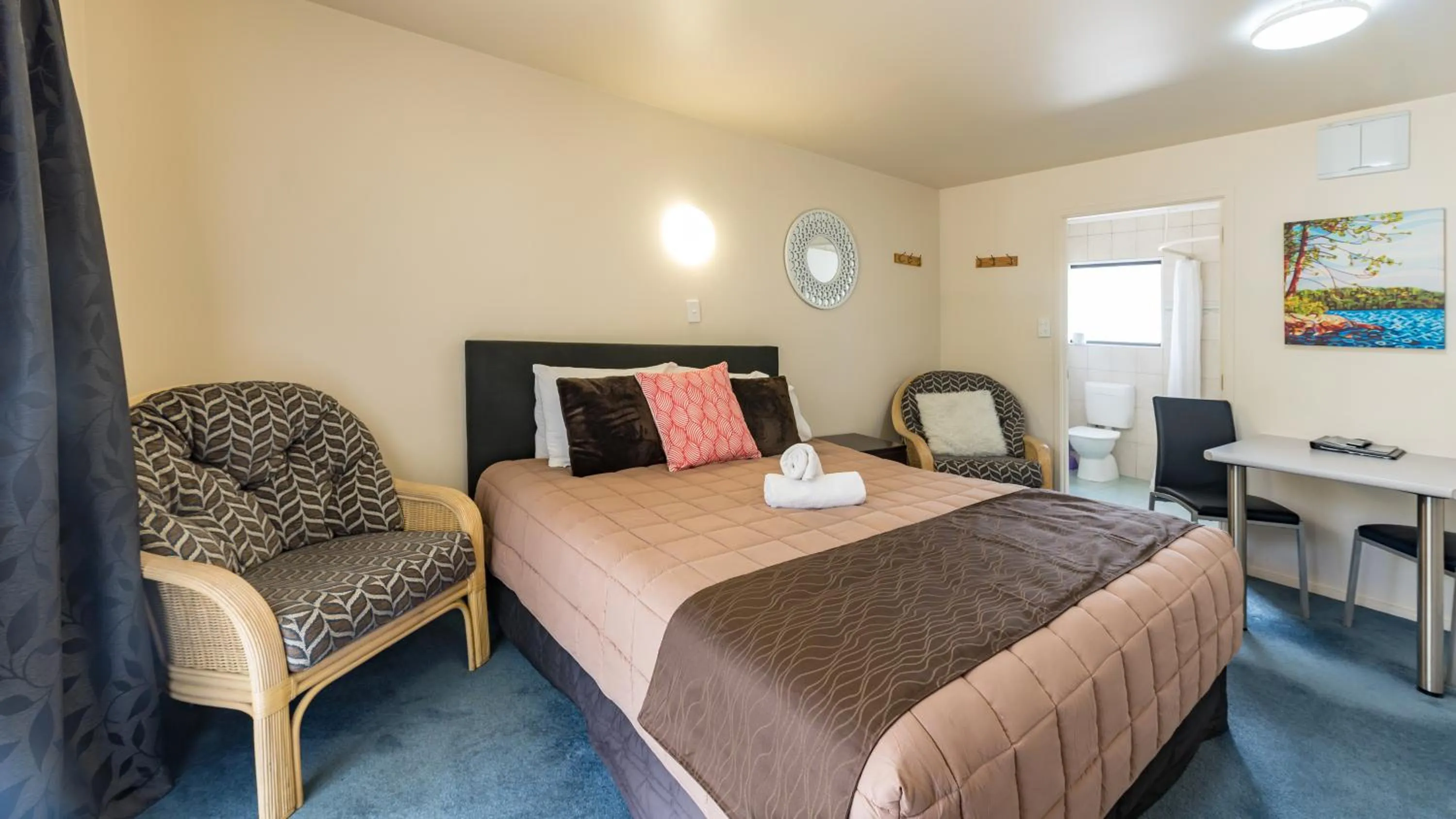 Bed in Dolphin Motel