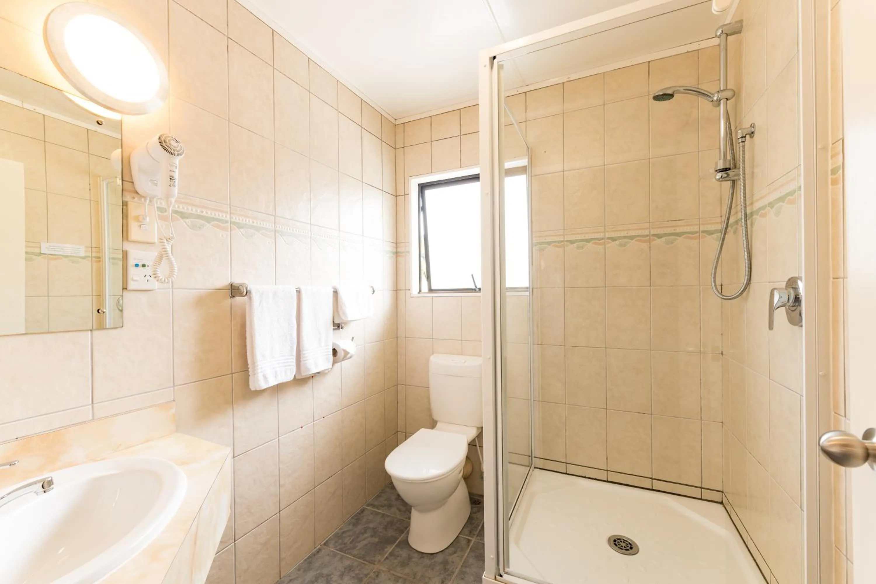 Shower in Dolphin Motel