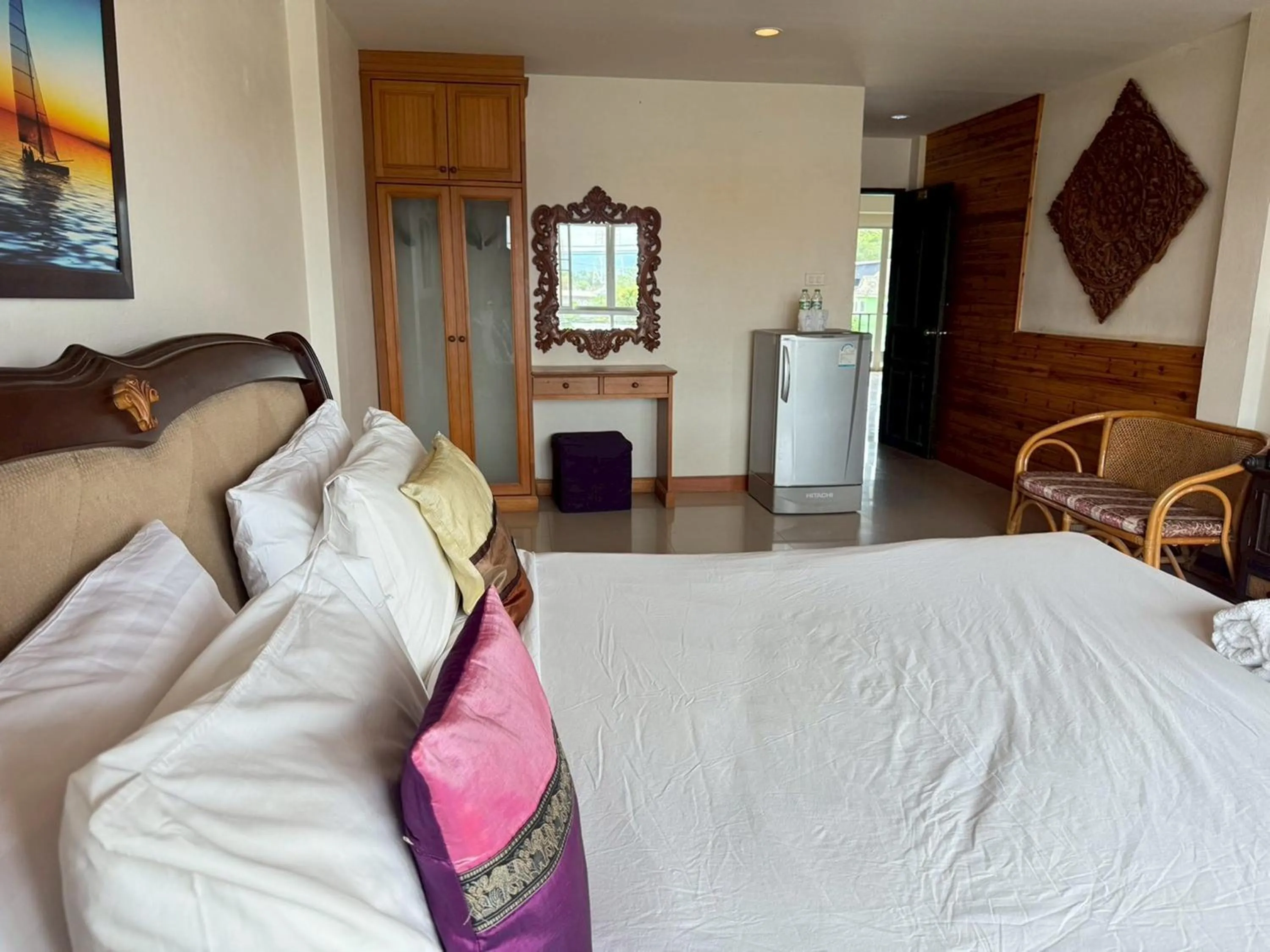 Photo of the whole room, Bed in Maekhong Delta Boutique Hotel