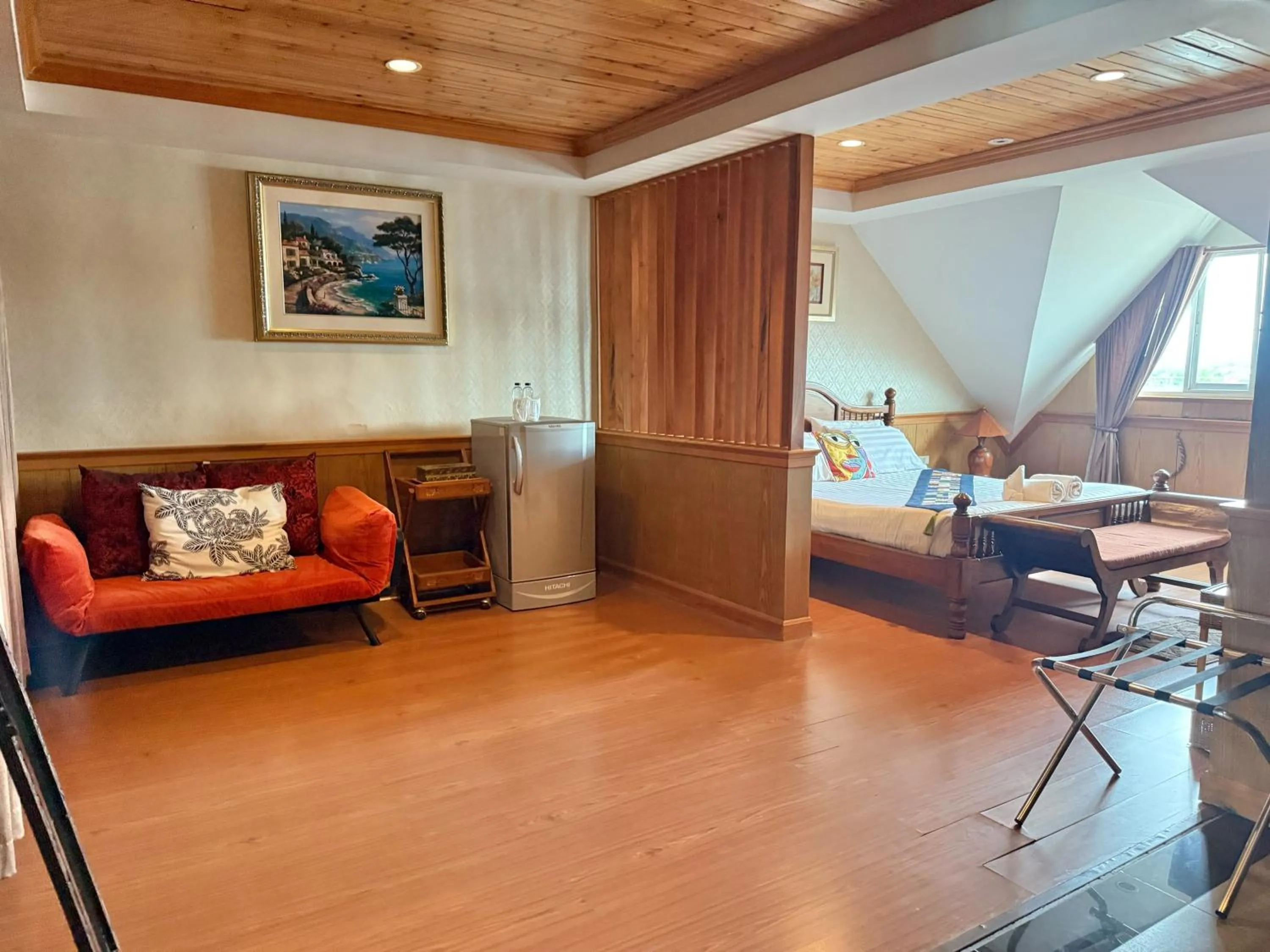 Seating area in Maekhong Delta Boutique Hotel