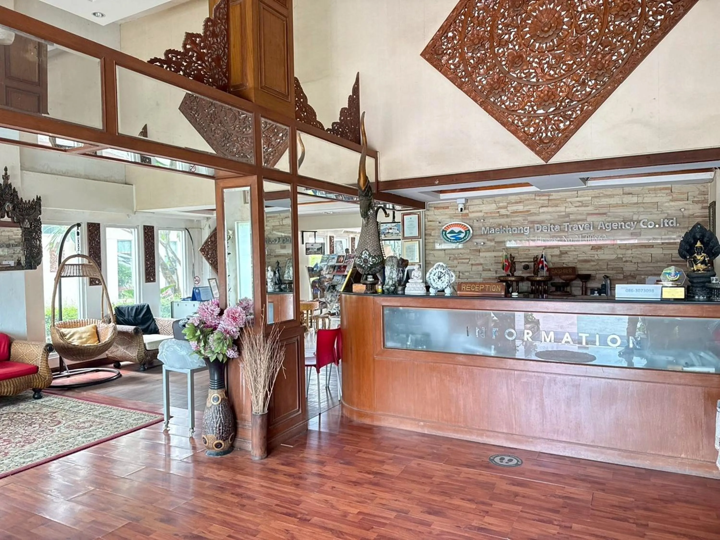 Lobby or reception in Maekhong Delta Boutique Hotel