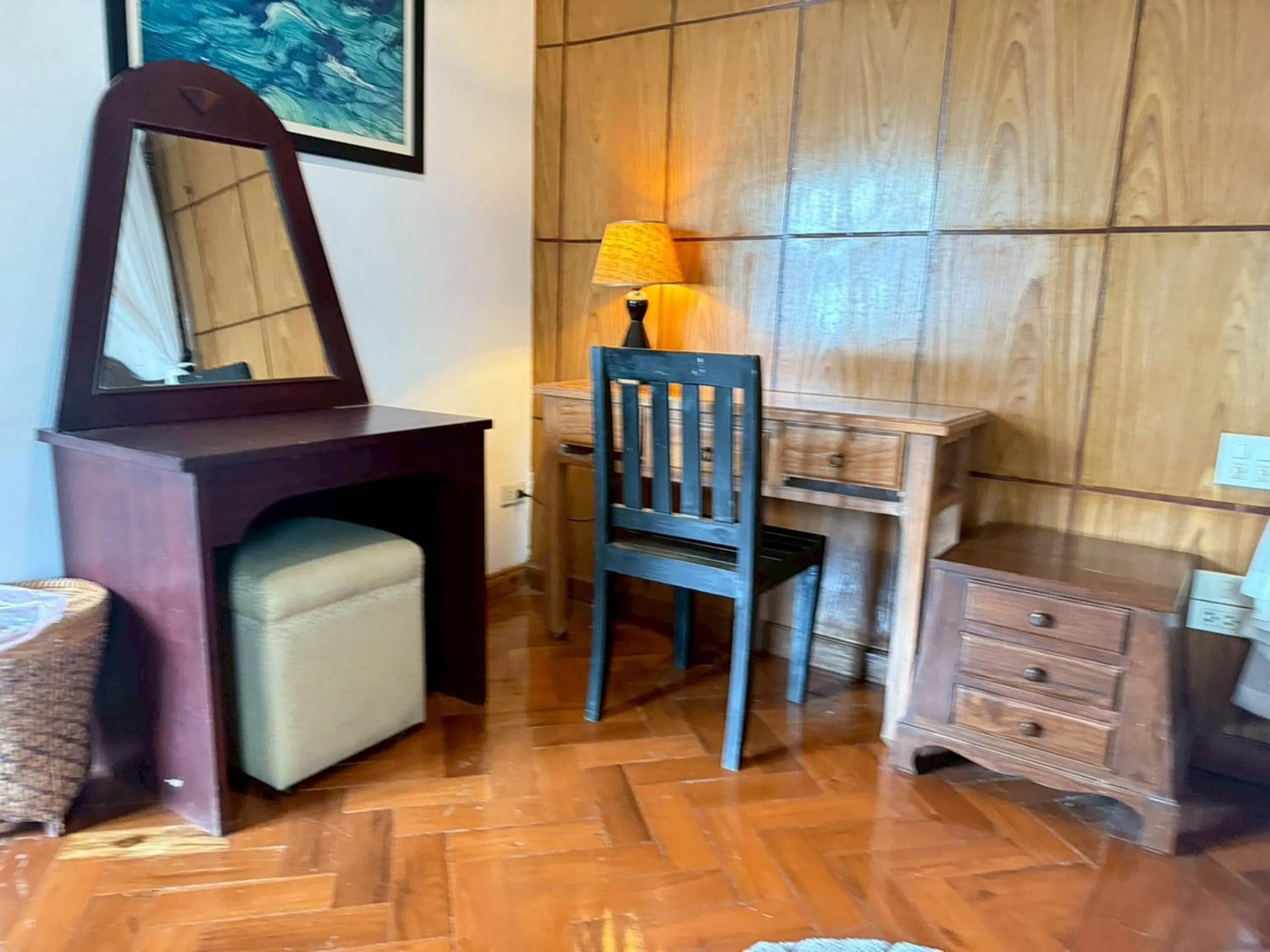 Seating area in Maekhong Delta Boutique Hotel