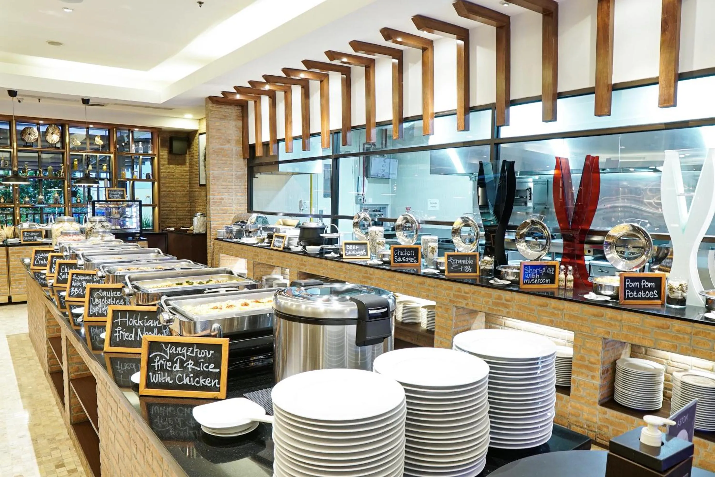 Buffet breakfast in Aston Bogor Hotel and Resort